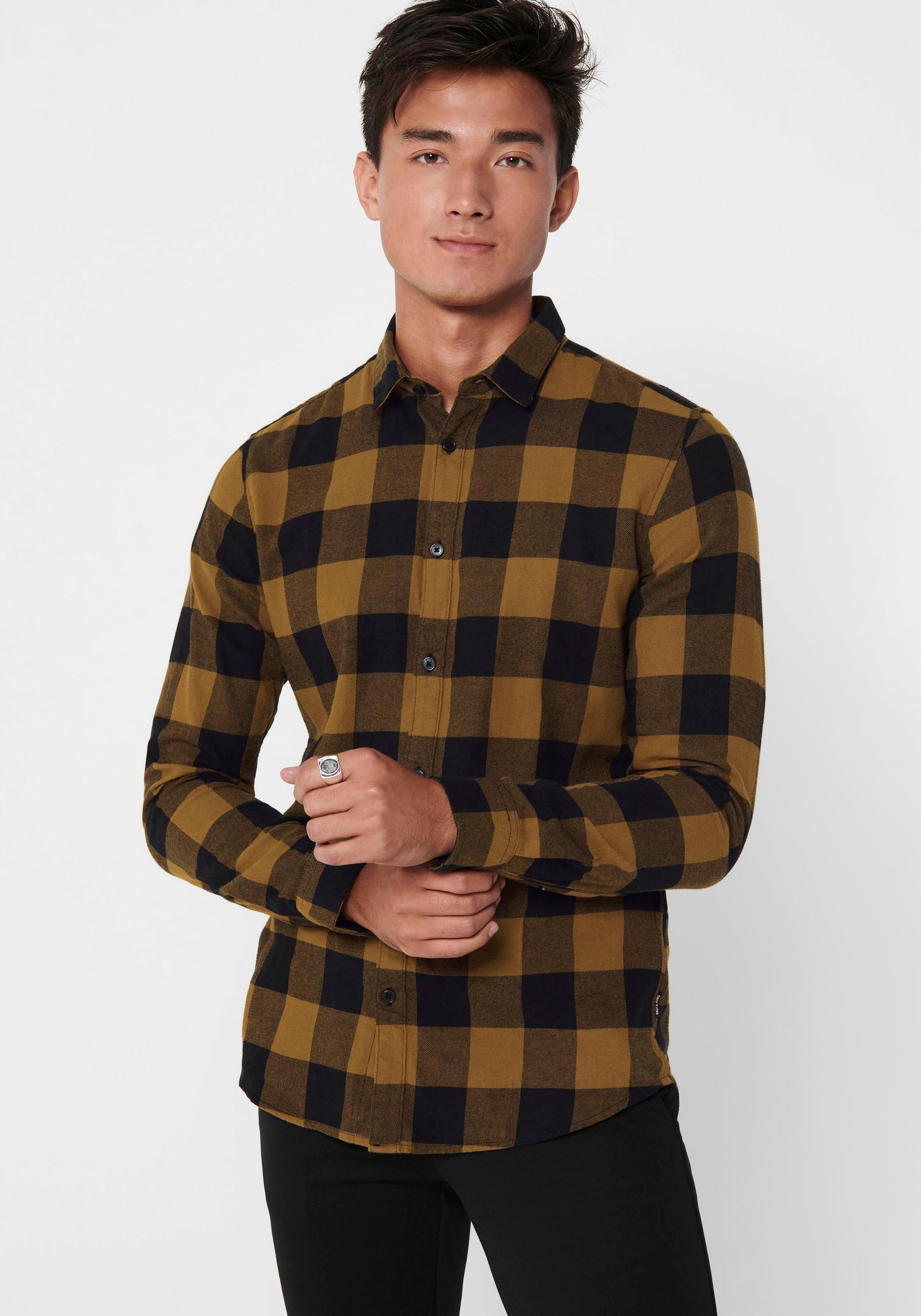 ONLY & SONS Karohemd »GUDMUND LS CHECKED SHIRT«