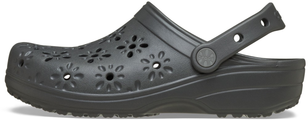 Crocs Clog »Classic Floral Cut Out Clog«  , Sandale, Sommerschuh, Loafer mit Lüftungsöffnungen in Blütenstruktur