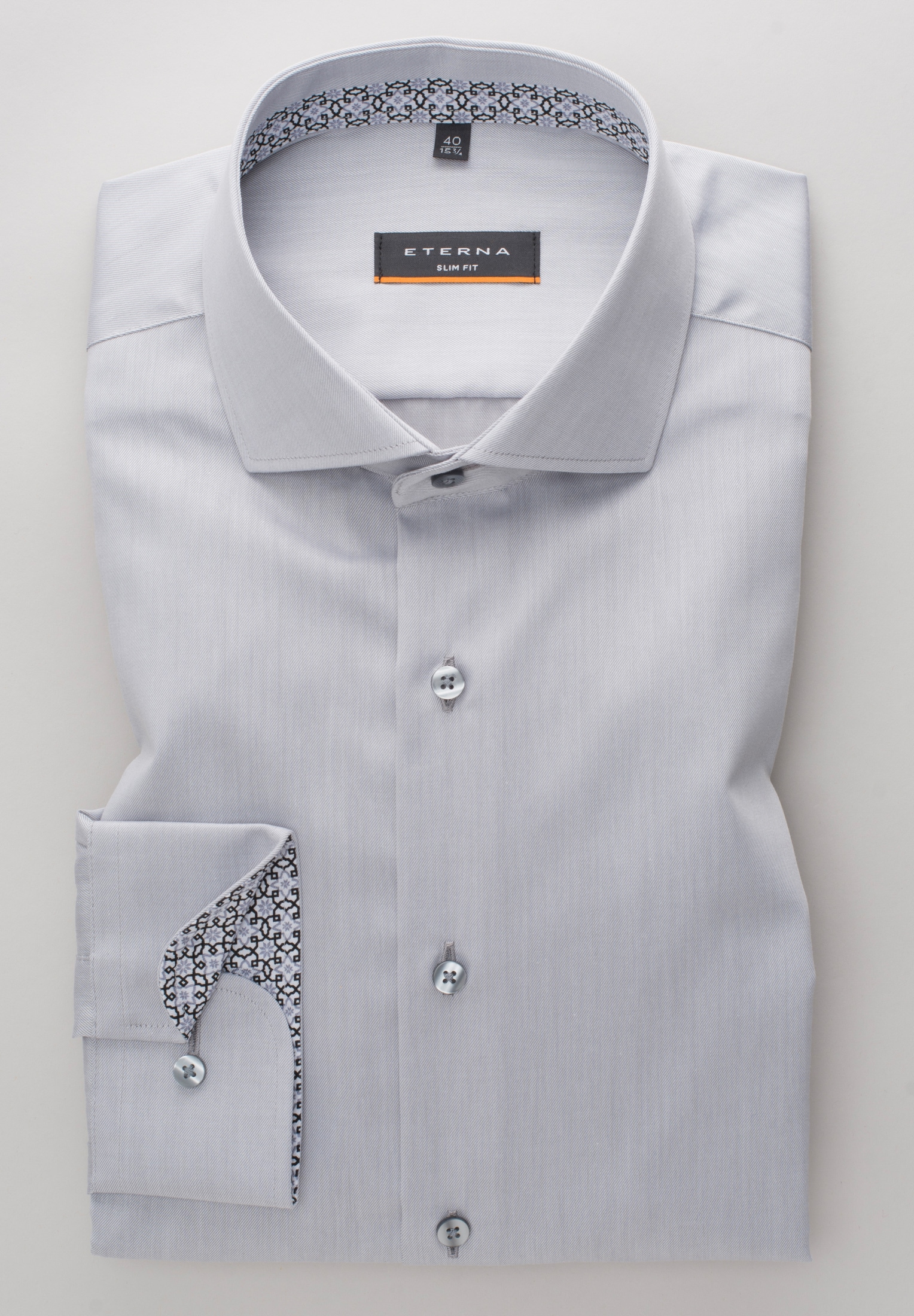 Eterna Langarmhemd »SLIM FIT« NON IRON (bügelfrei)