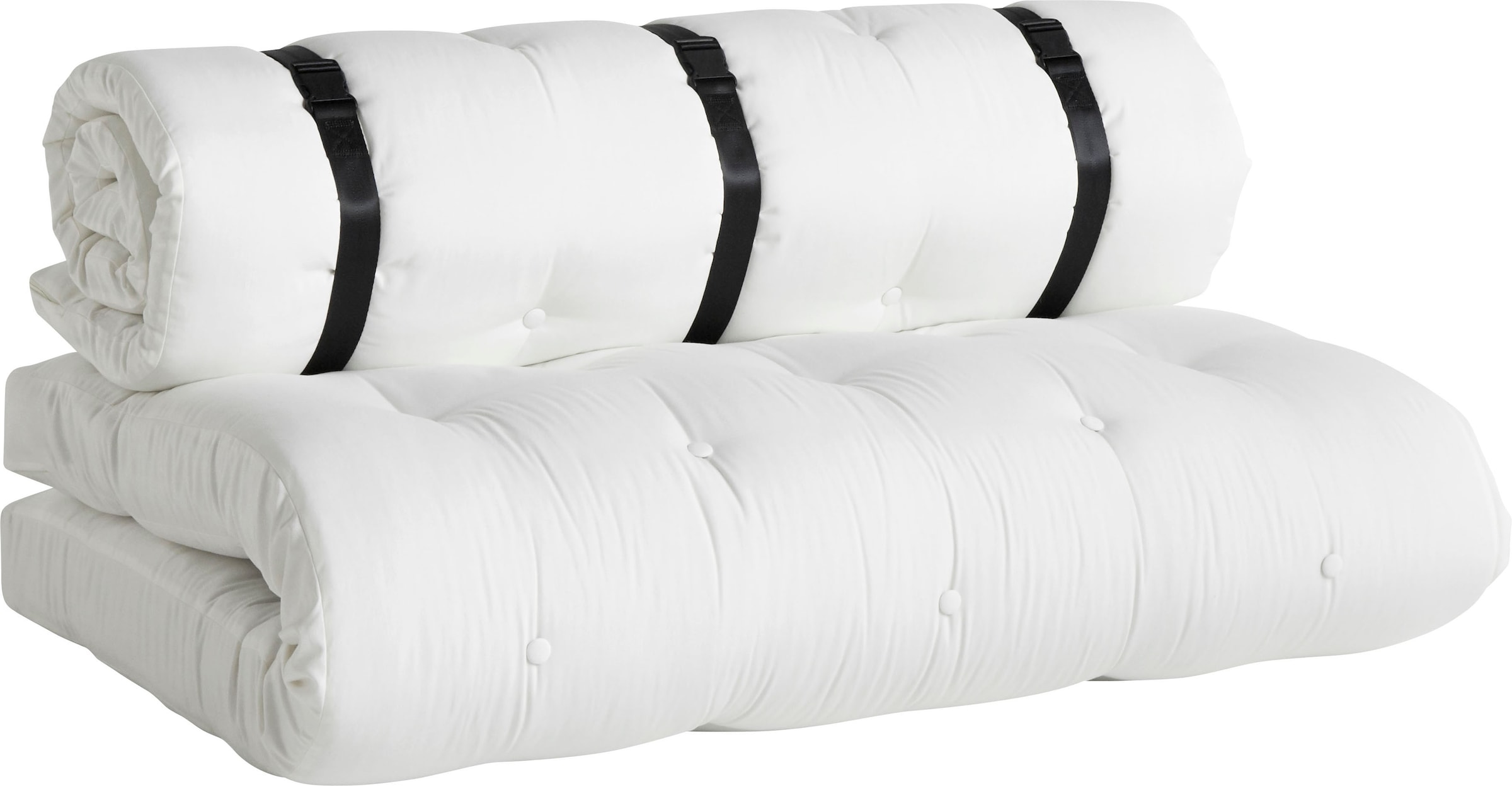 Karup Design Loungesofa "BUCKLE-UP Sofa out™, Loungesofa in Schlafplatz verwandelbar" Outdoor geeignet, Schmutz- und Wasserabweisend, Made in Europe