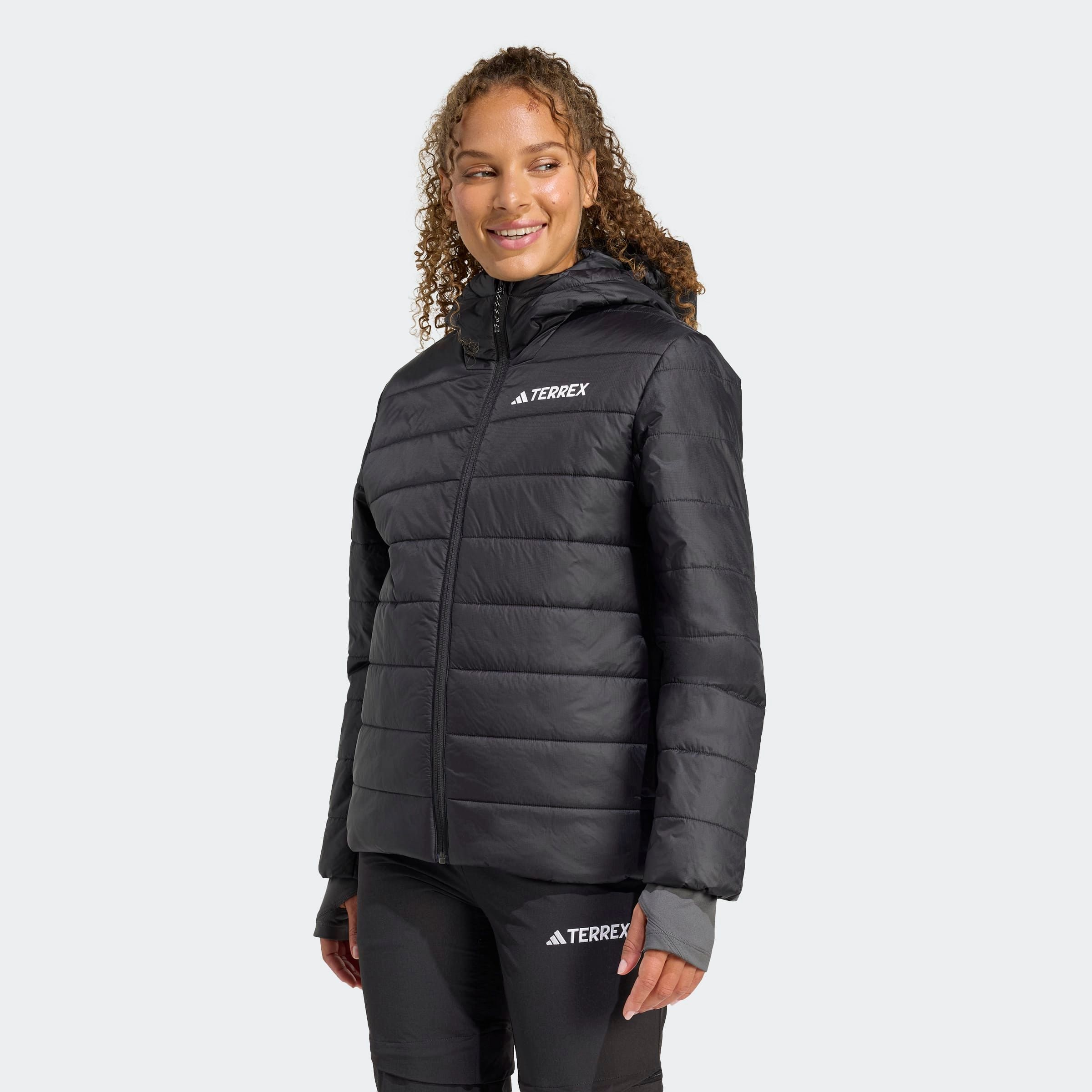 adidas TERREX Outdoorjacke »W MT ESS P HO J« mit Kapuze wärmend durch Climawarm Technologie, mit Kapuze