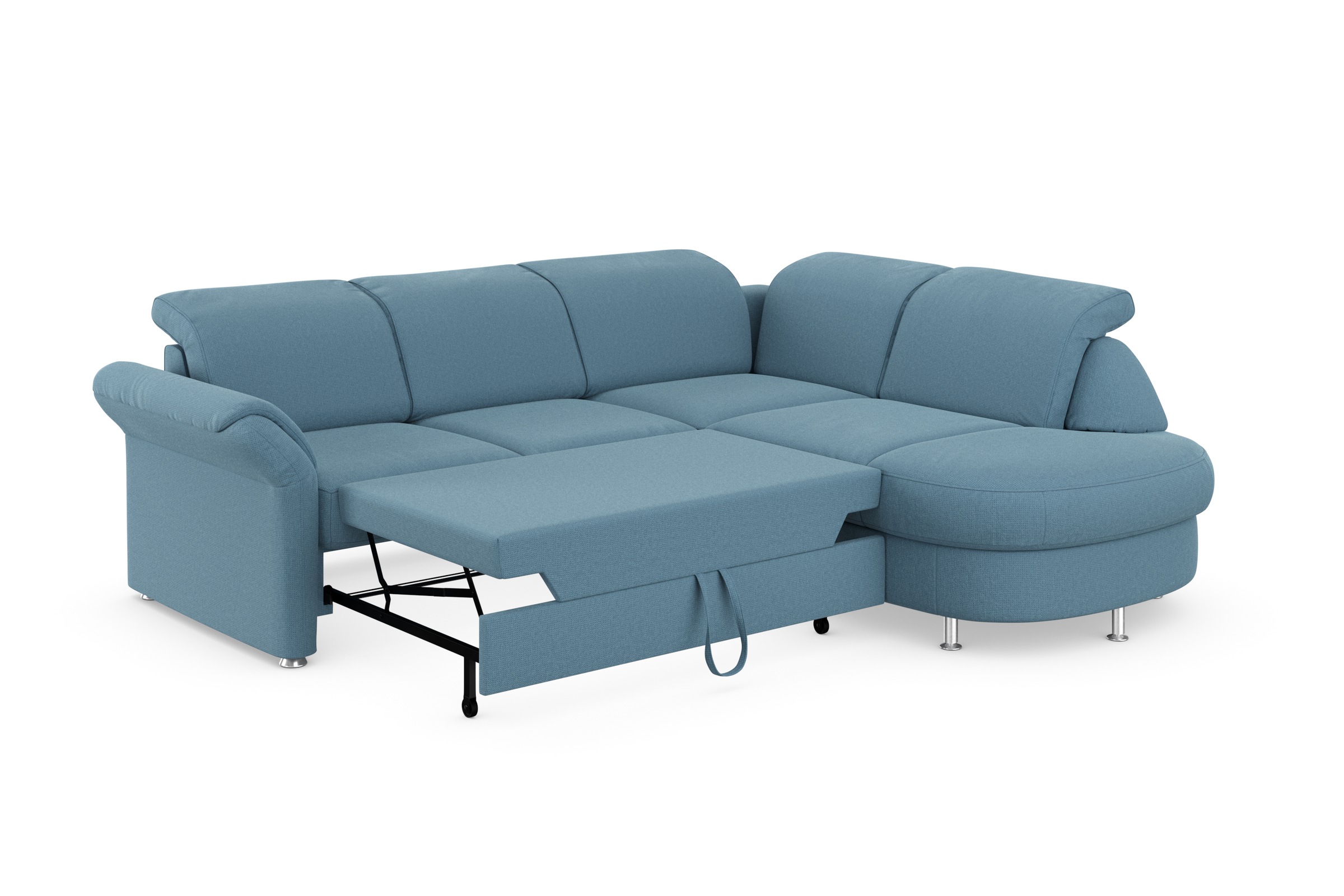 sit&more Ecksofa »Apulia L-Form«, wahlweise Bettfunktion, Bettkasten und Kopf- und Armteilverstellung