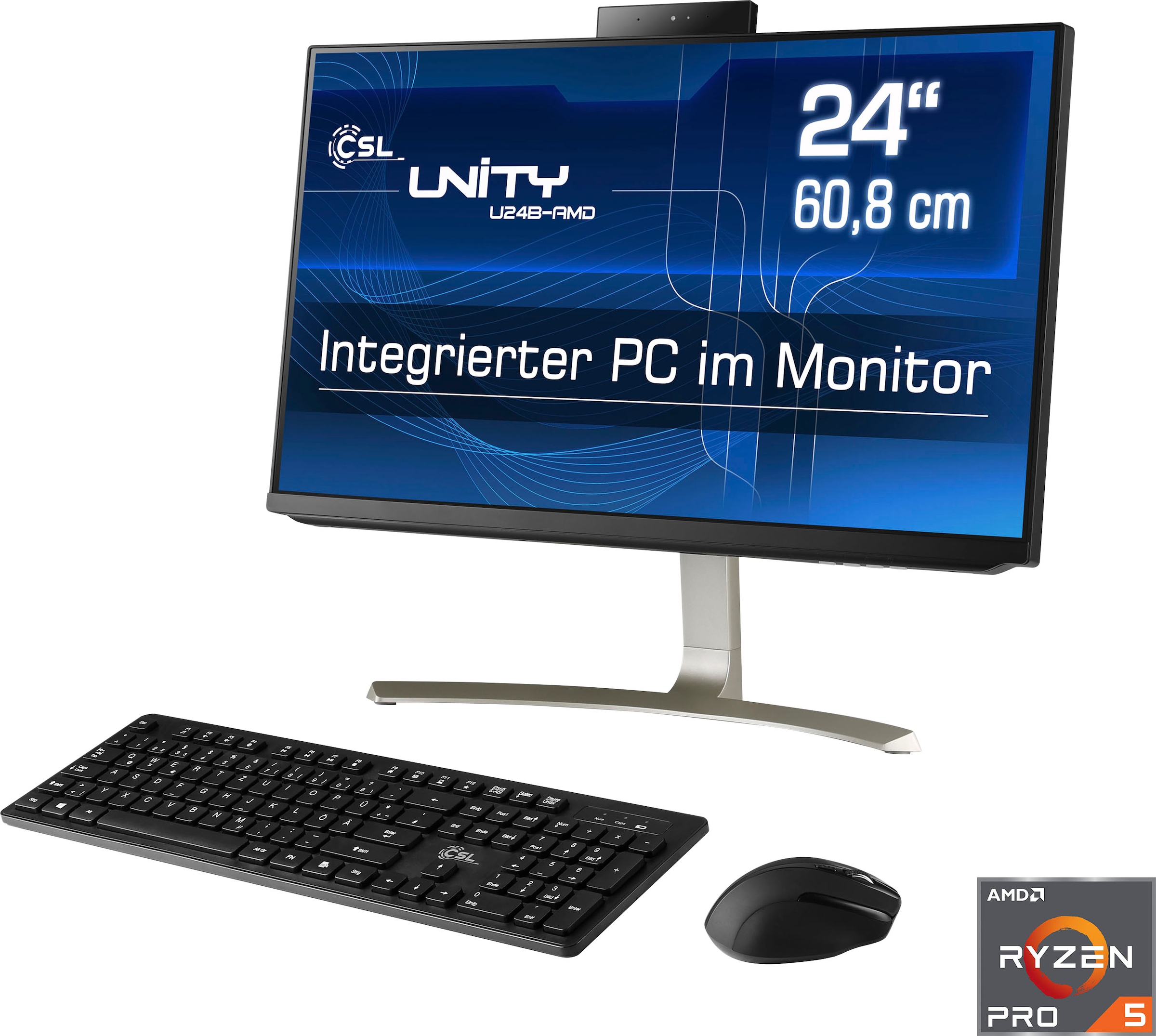 GB 1000 UNIVERSAL RAM | Win XXL 11« / / CSL 16 Jahre / »Unity Gaming-PC ➥ 3 Garantie 4650G U24W-AMD GB /