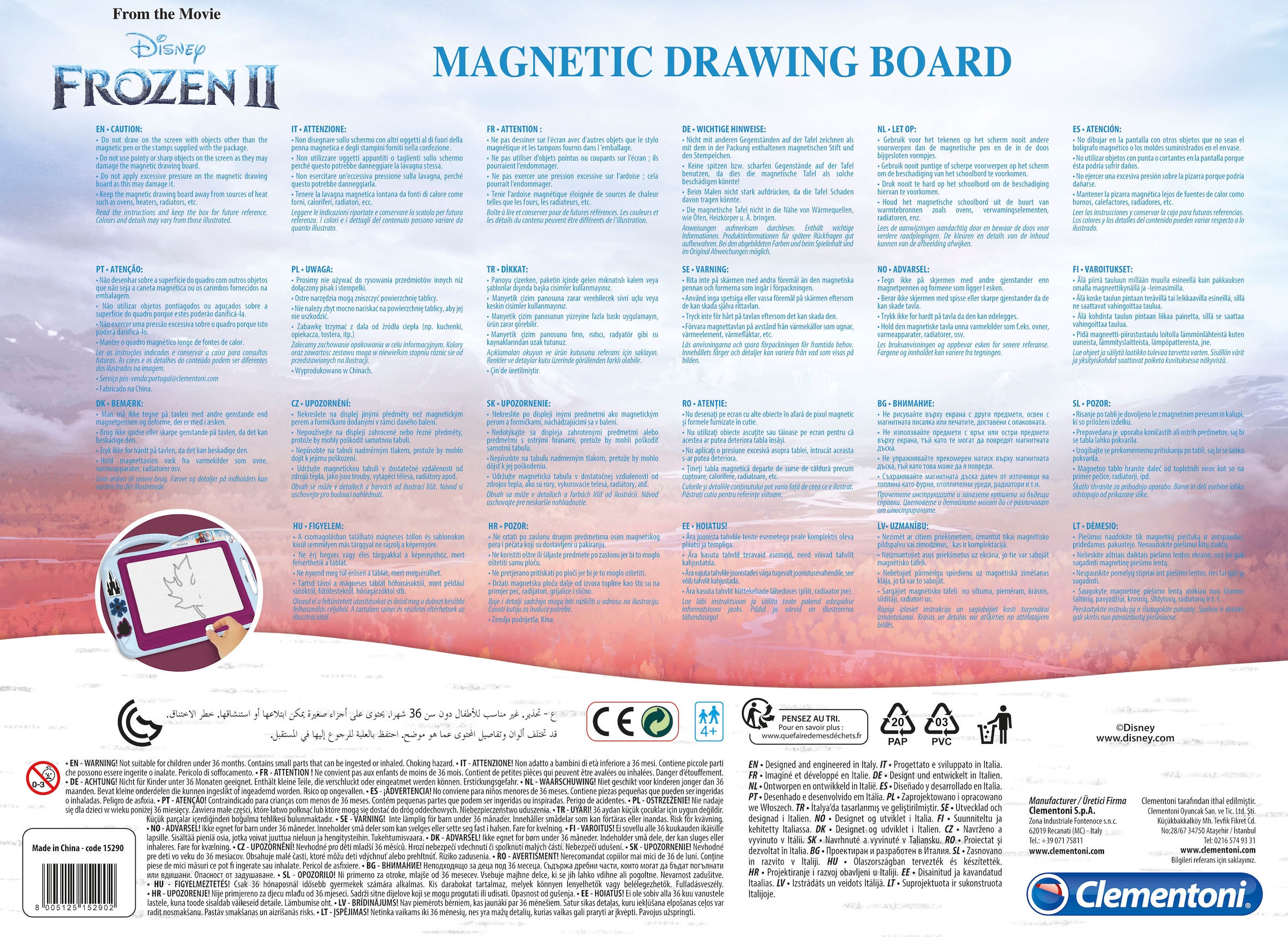 Clementoni® Zaubertafel »Frozen 2«