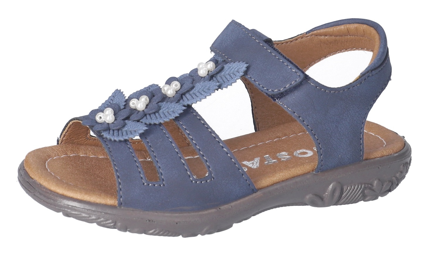 Ricosta Sandalette »Clara WMS: mittel«, Sandale mit Klett, WMS-System, Leder, Größenschablone zum Download