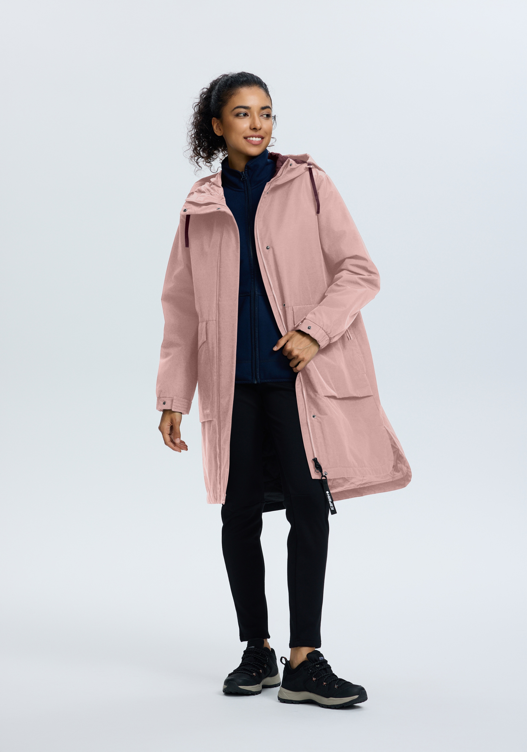 Icepeak Funktionsmantel »ICEPEAK AALAN« aus Baumwolle und Polyamid, sportlicher Stil, wasserabweisend