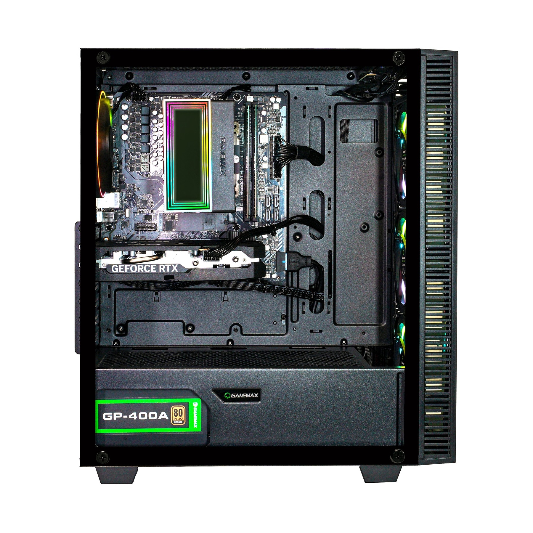 GAMEMAX Gaming-PC »Draco XD 7707 AMD Ryzen 5 7500F RTX 5060Ti 32GB DDR5 1TB SSD« Windows 11, DDR5 RAM