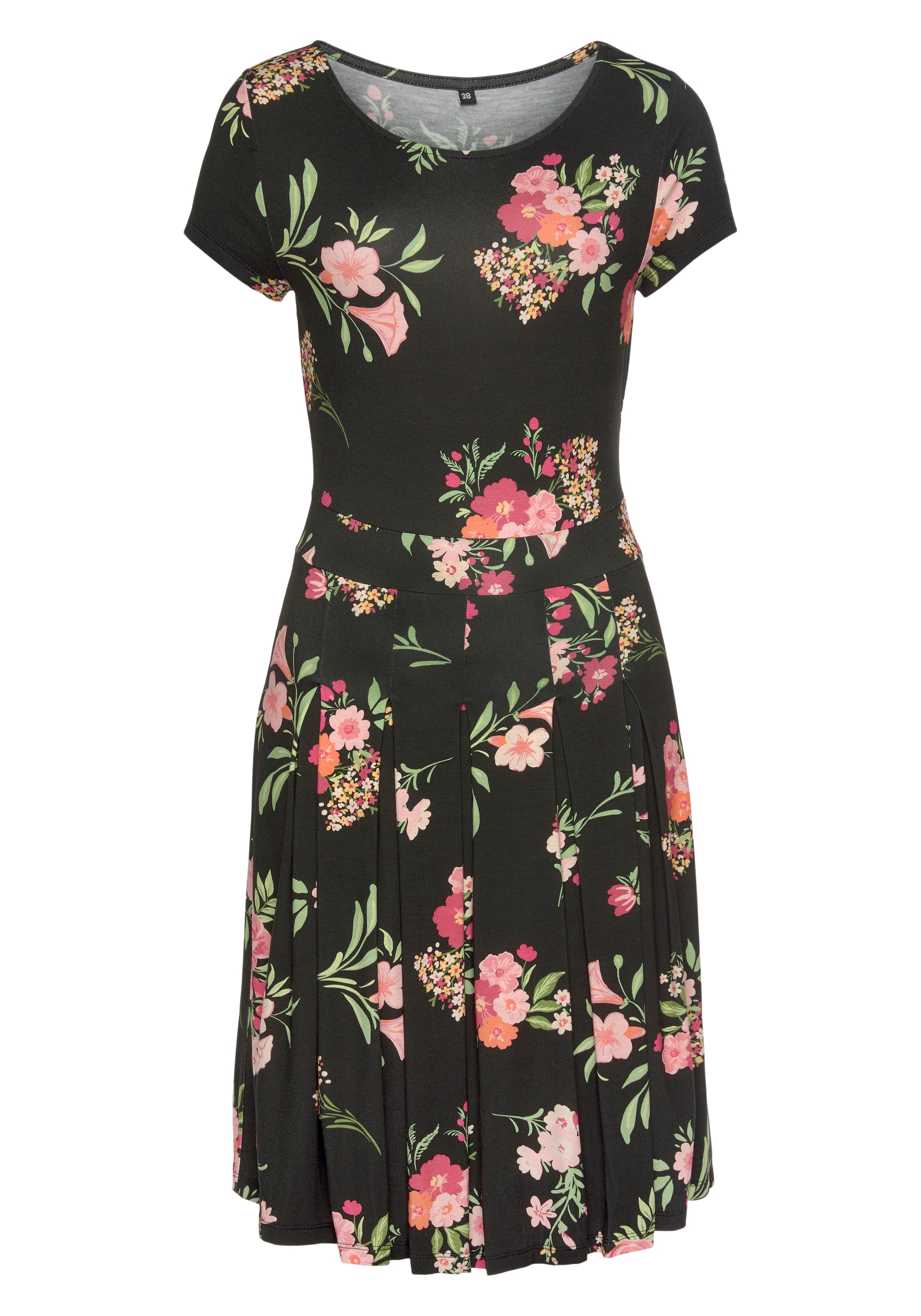 Vivance Druckkleid, mit Blumenmuster, T-Shirtkleid, Sommerkleid
