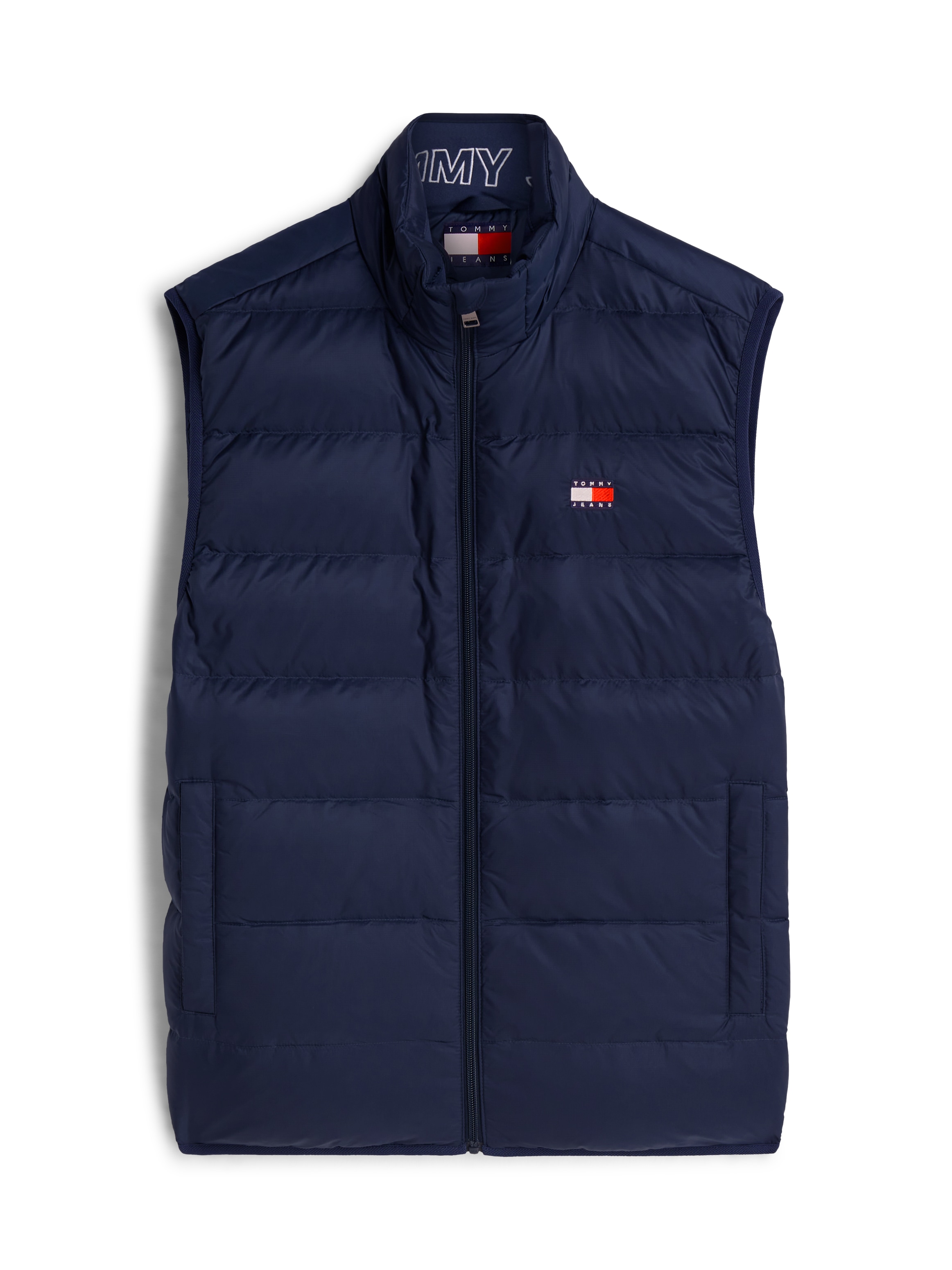 Tommy Jeans Daunenweste »TJM LIGHT DOWN PACKABLE VEST« Regular fit mit Stehkragen