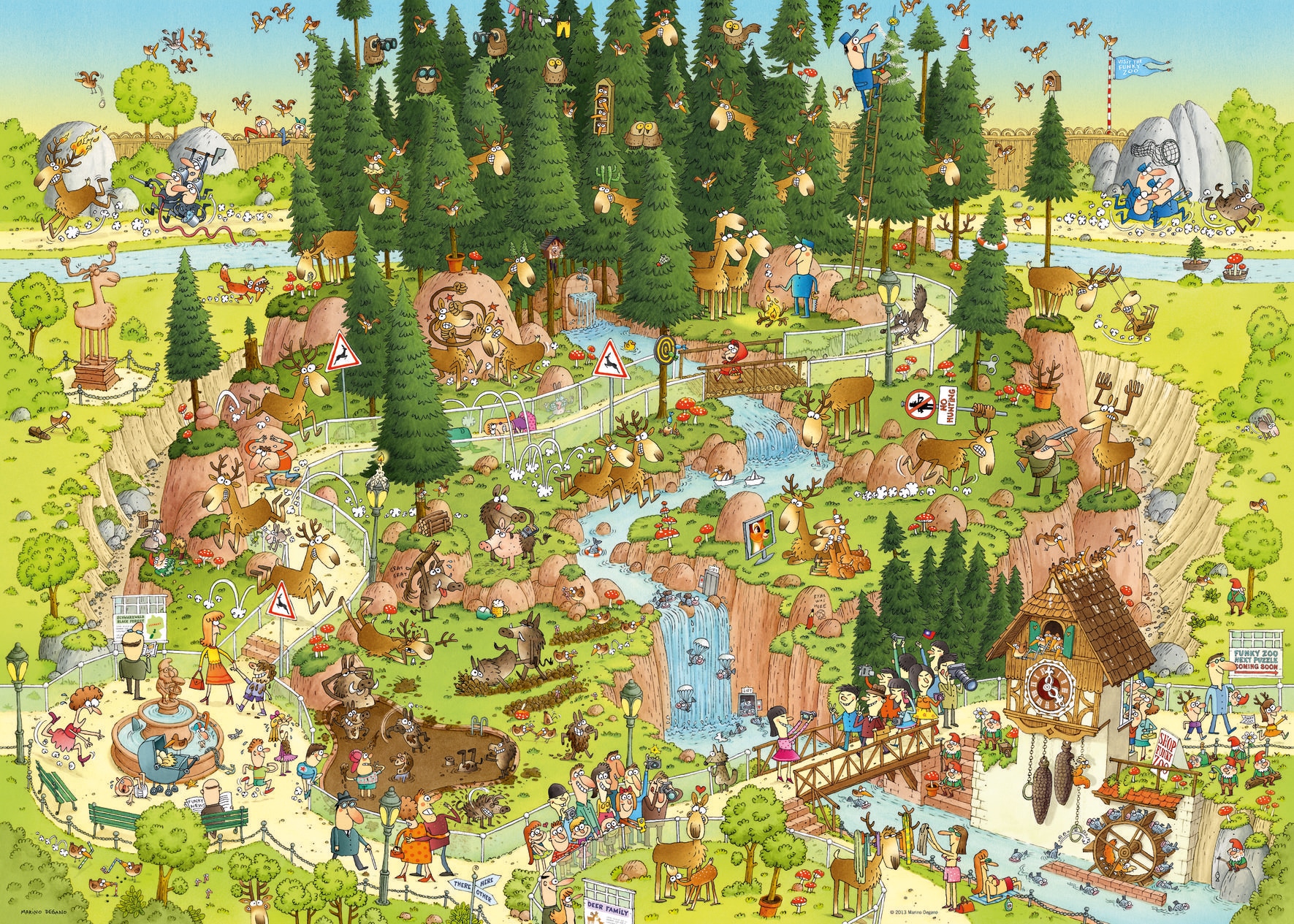 HEYE Puzzle »Black Forest Habitat«, Made in Germany