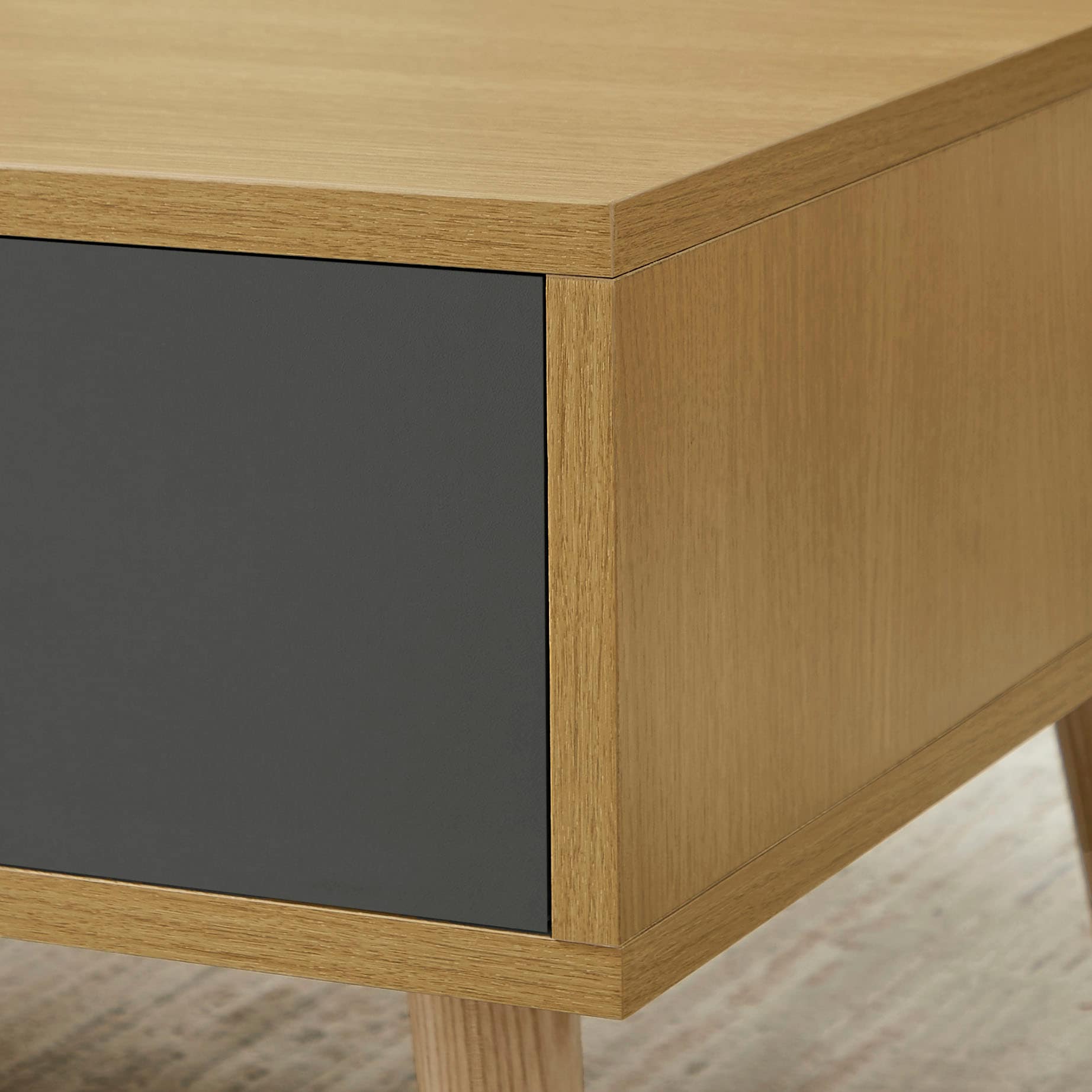 Leonique Couchtisch »Avril« Eichen-Melamin, FSC-zertifiziertem Eschenholz, Breite 110 cm