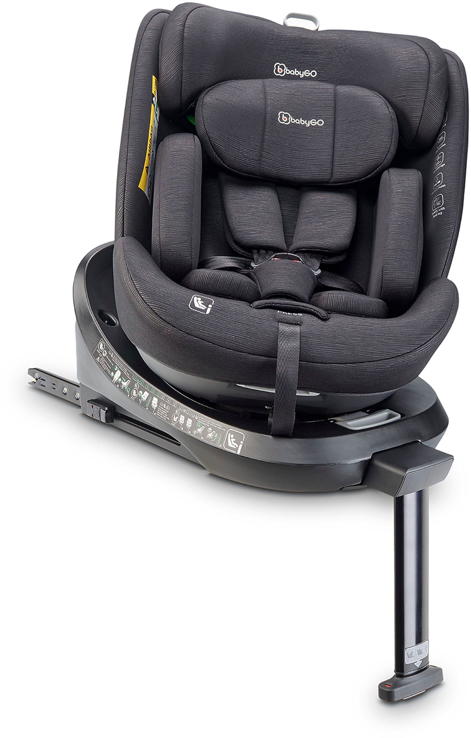 BabyGo Autokindersitz »Move 360 I Size«, für Körpergröße von 40-150 cm