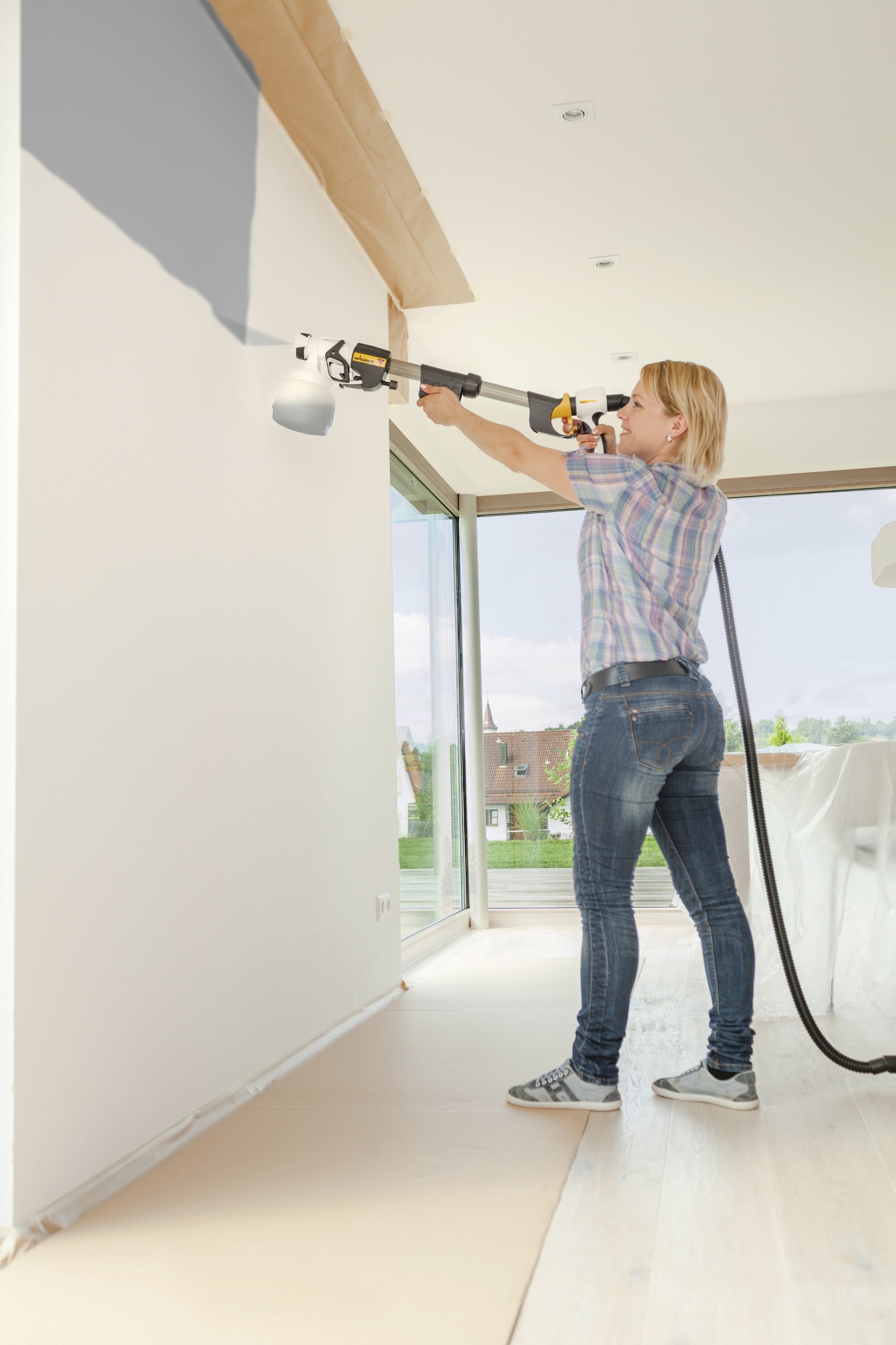 WAGNER Farbsprühpistole »Wood&Material Corner&Reach« für Wagner Farbsprühsysteme