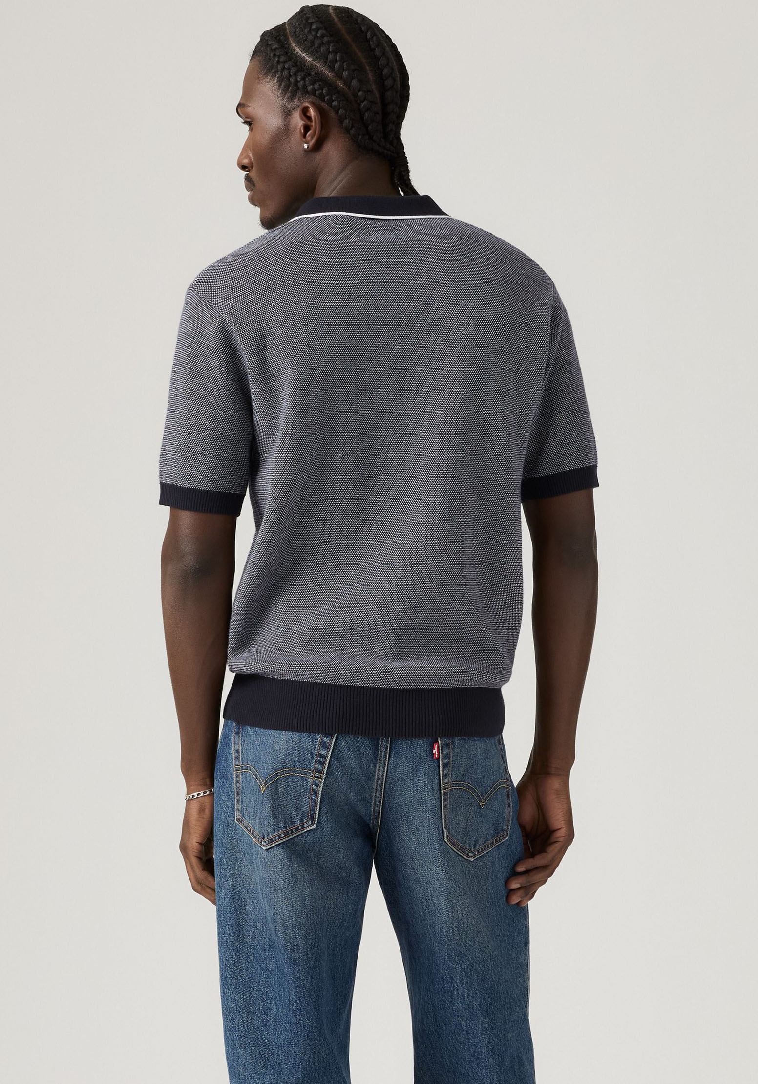 Levi's® Poloshirt »LV POLO SKIPPER KNIT MULTI-COLOR«, Kragen ohne Verschluss