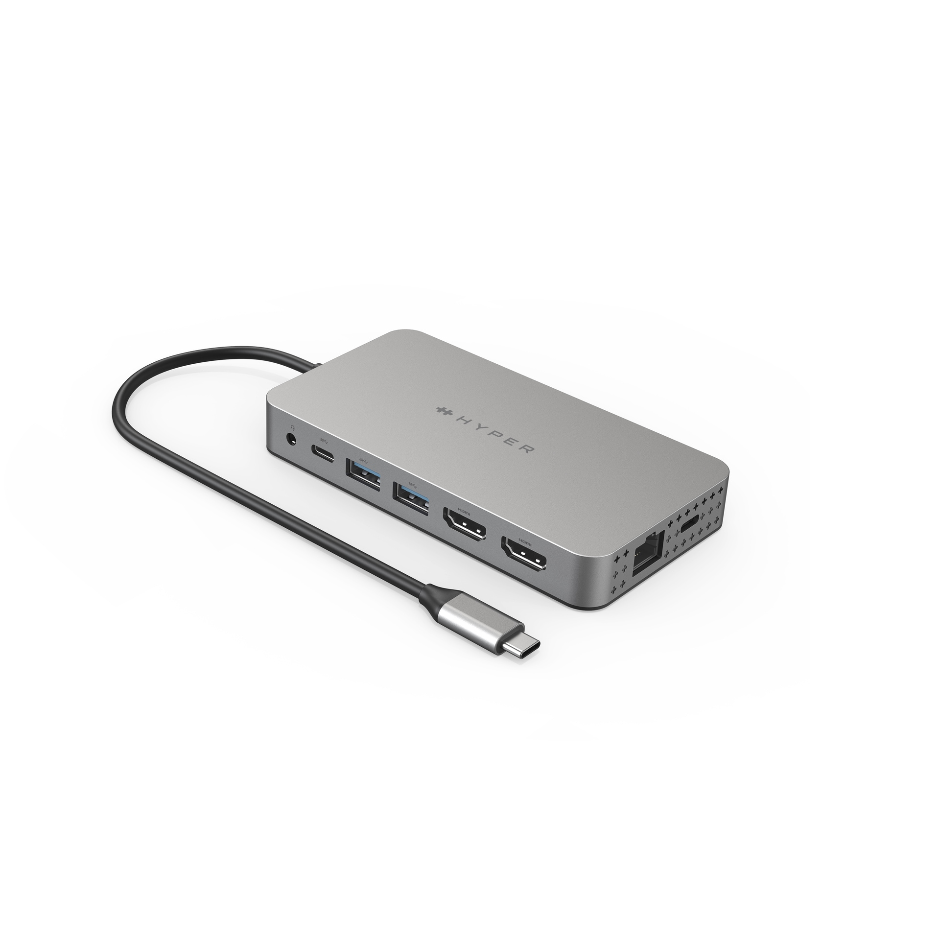 Laptop-Dockingstation »HyperDrive Dual 4K HDMI 10-in-1 USB-C Hub für M1/M2/M3 MacBooks«