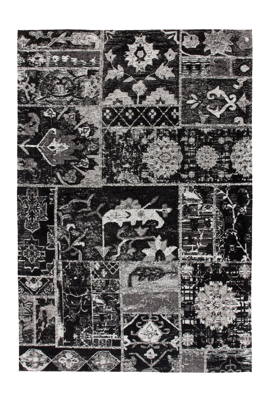 Kayoom Teppich »River 150«, rechteckig, 10 mm Höhe, Jacquard, Retro- und Vintage-Design, Baumwollrücken