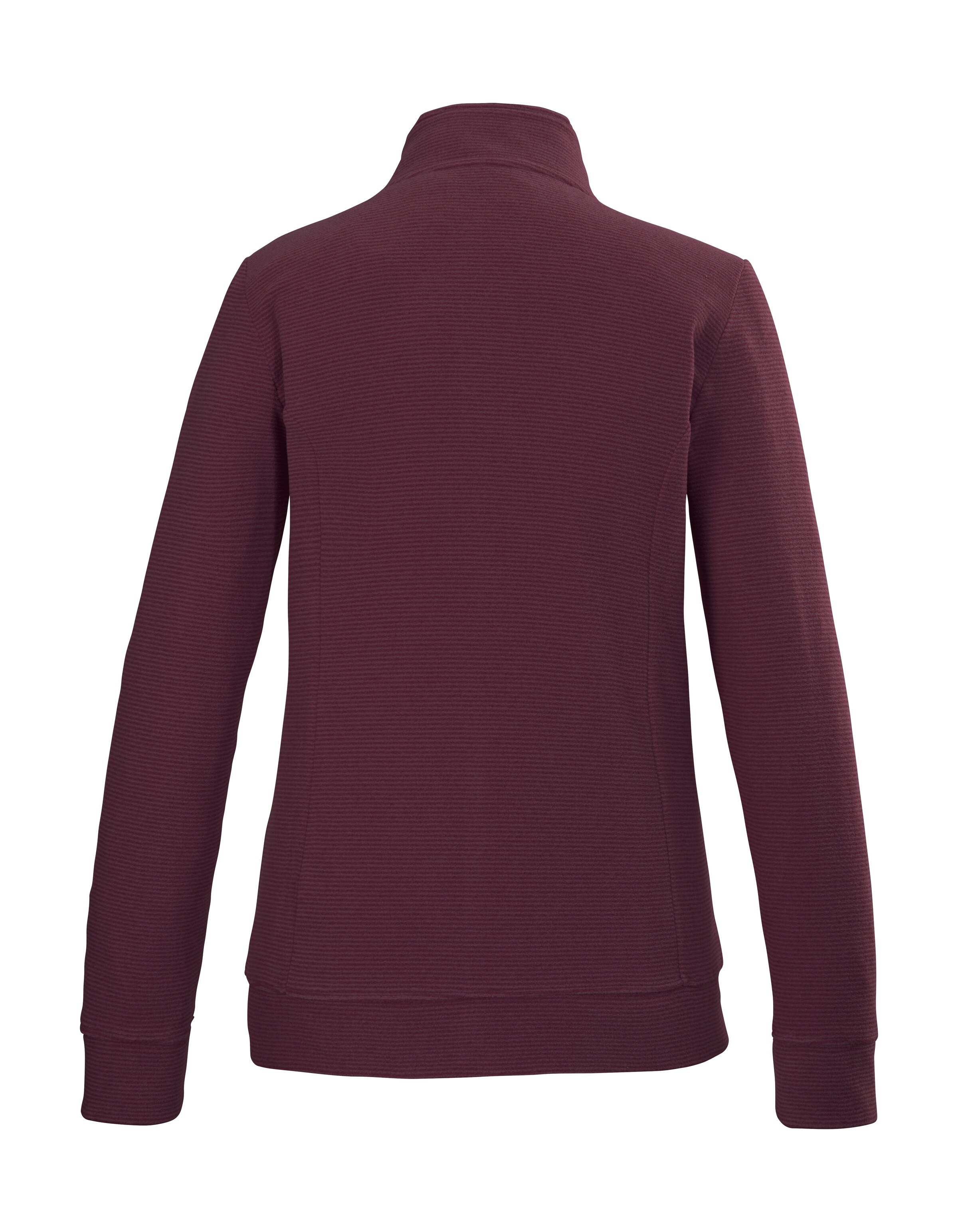 Killtec Fleecejacke »KOS 100 WMN FLC JCKT«, Gestreifte Damen-Fleecejacke mit Zipper-Taschen und Kinnschutz
