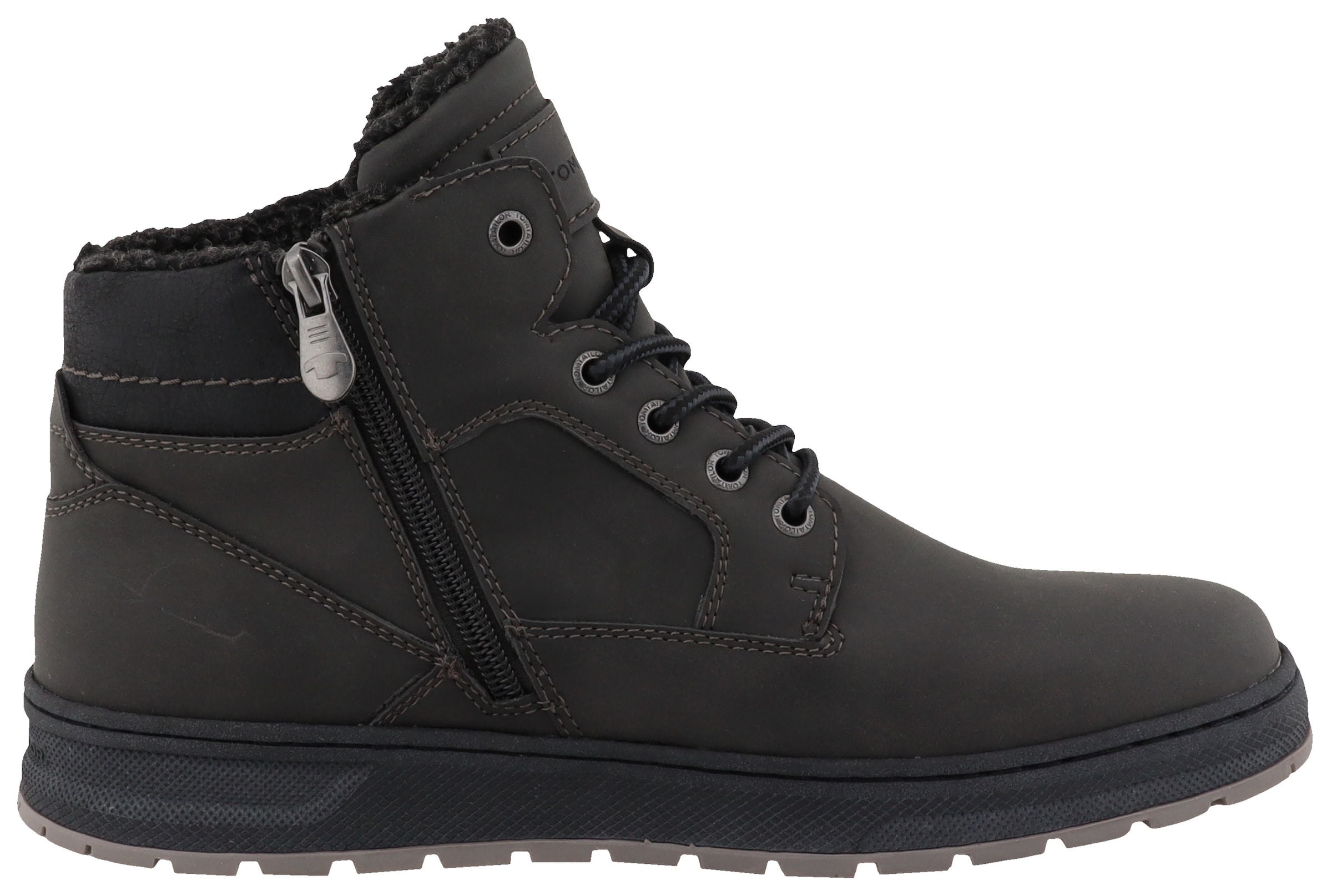 TOM TAILOR Winterboots, Plateau, Schnürboots, High Top-Sneaker mit Innenreißverschluss