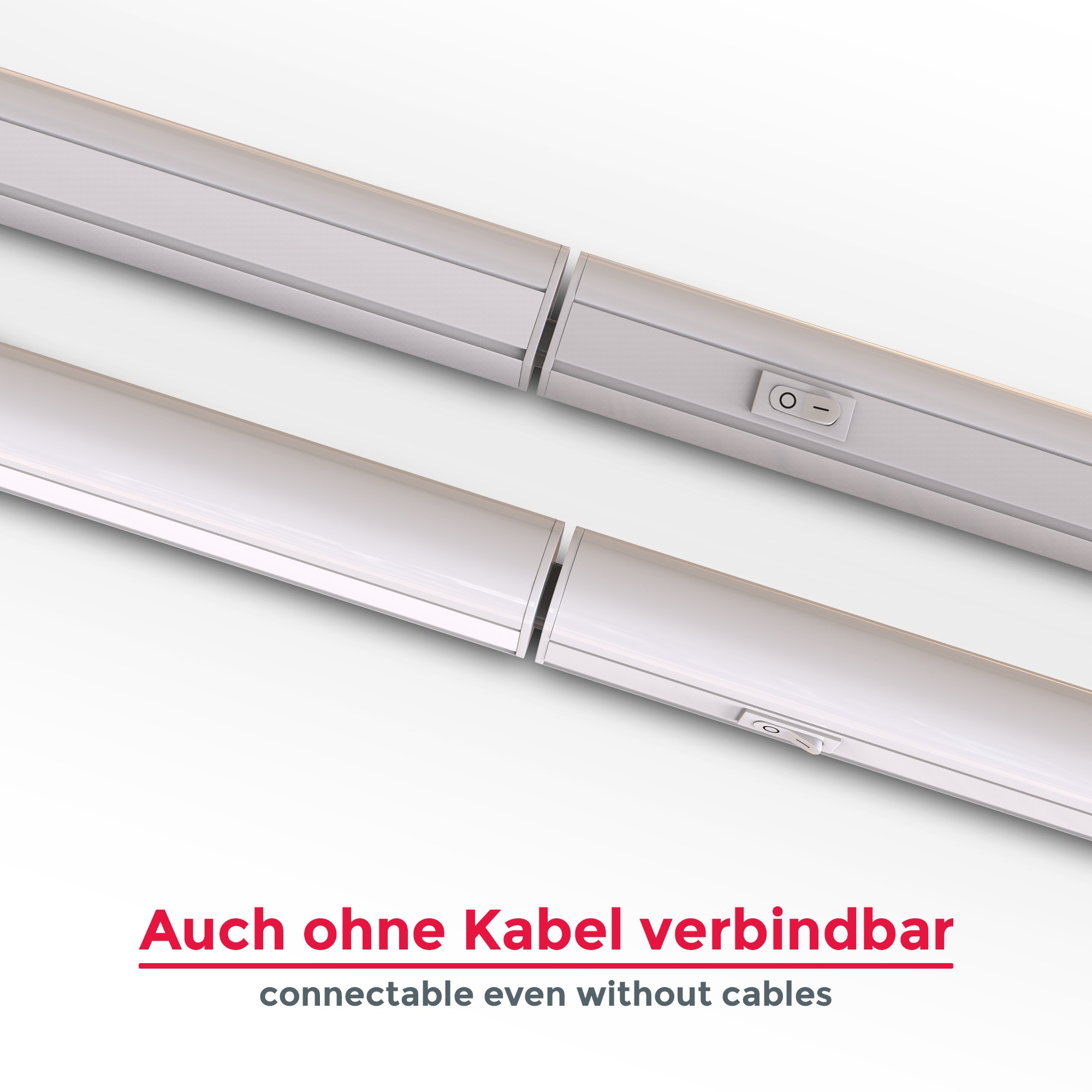 online 700lm, 8W Lichtleiste, 3 Beleuchtung, 1 Unterbaulampe, | XXL Garantie Jahren B.K.Licht kaufen Schrank Lichtleiste, flammig-flammig, mit Küche,