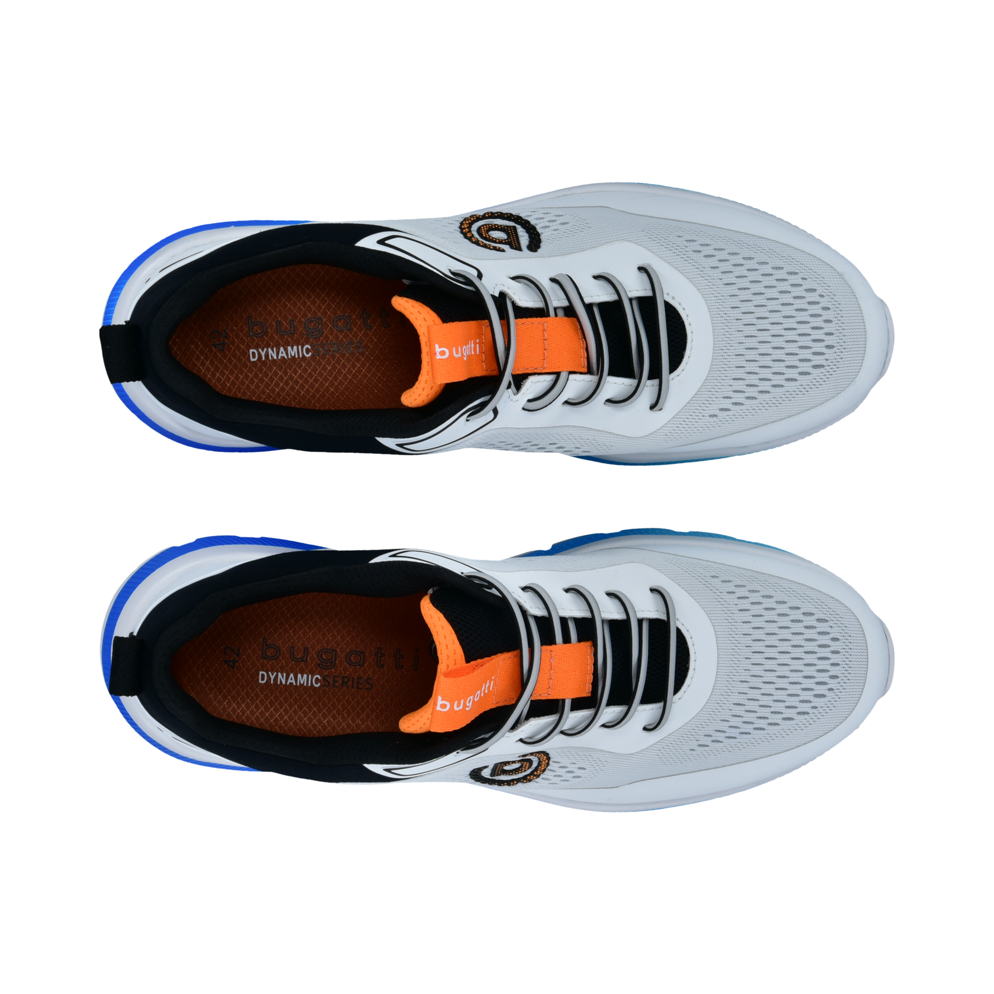 bugatti Sneaker  Freizeitschnürer, Halbschuh im Materialmix