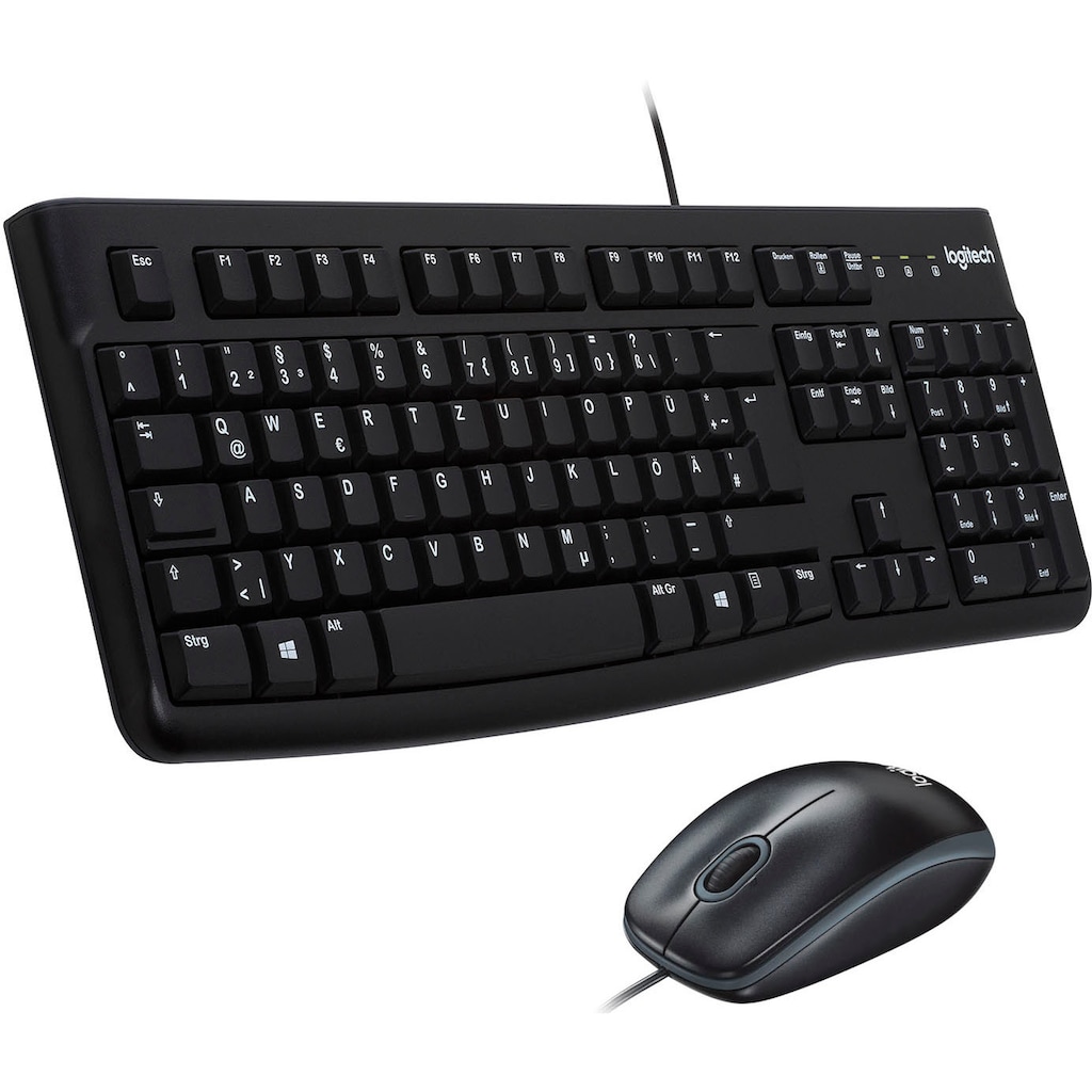 Logitech Tastatur- und Maus-Set »Desktop MK120«