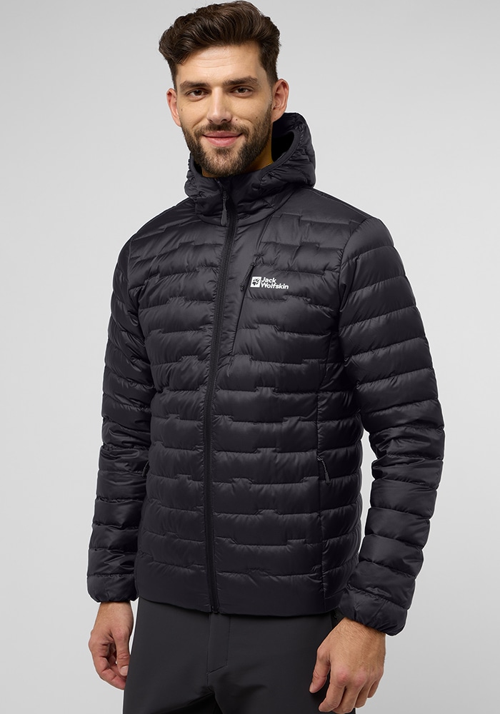 Jack Wolfskin Daunenjacke »PASSAMANI DOWN HOODY M«, mit Kapuze