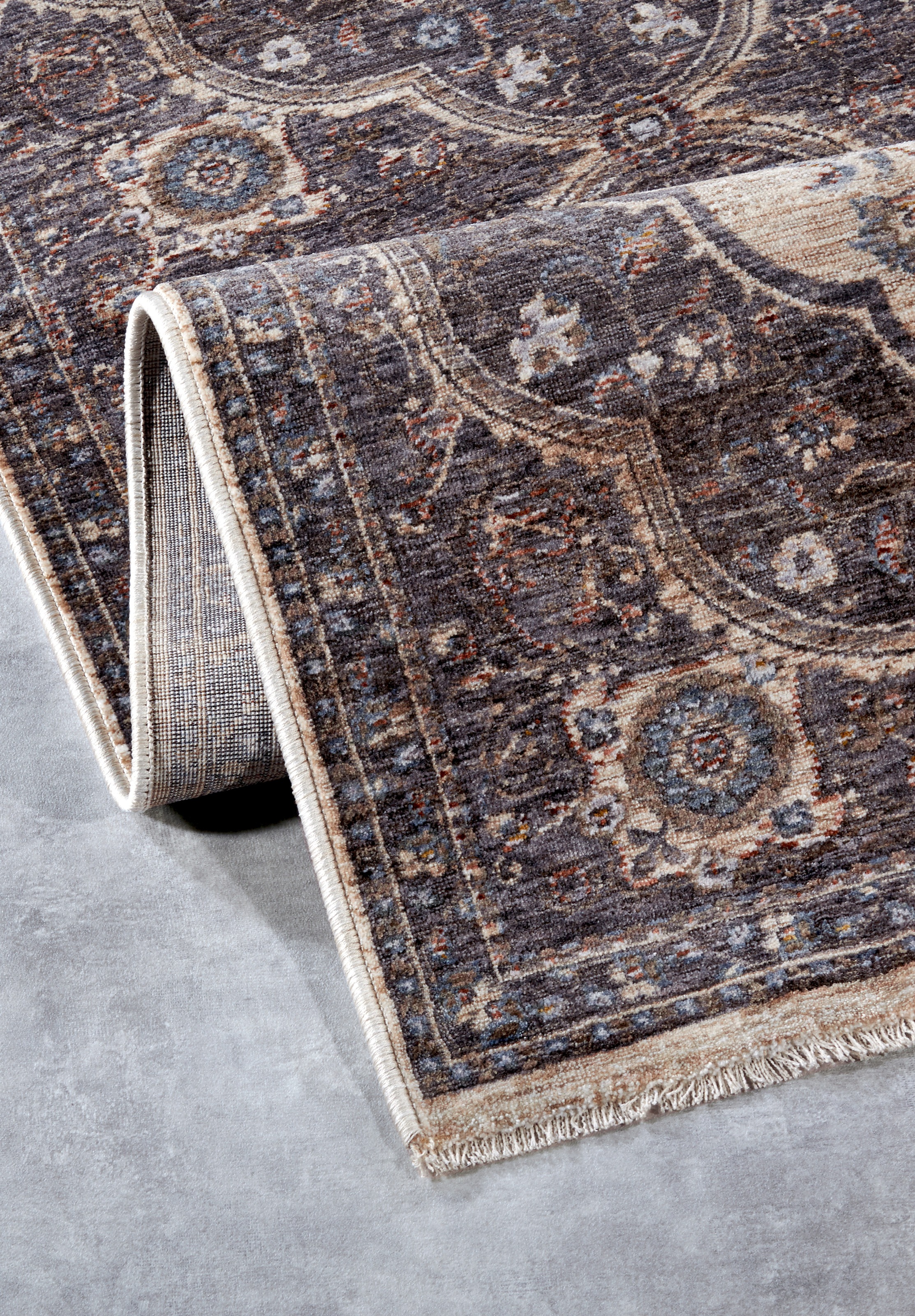Villeroy & Boch Teppich »Renata«, rechteckig, 7 mm Höhe, Läufer, Orientalisch, Fransen, Wohnzimmer, Schlafzimmer, Vintage