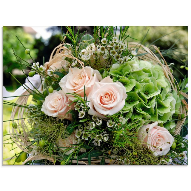 Artland Glasbild »Blumenstrauss«, Blumen, (1 St.), in verschiedenen Größen  bequem kaufen