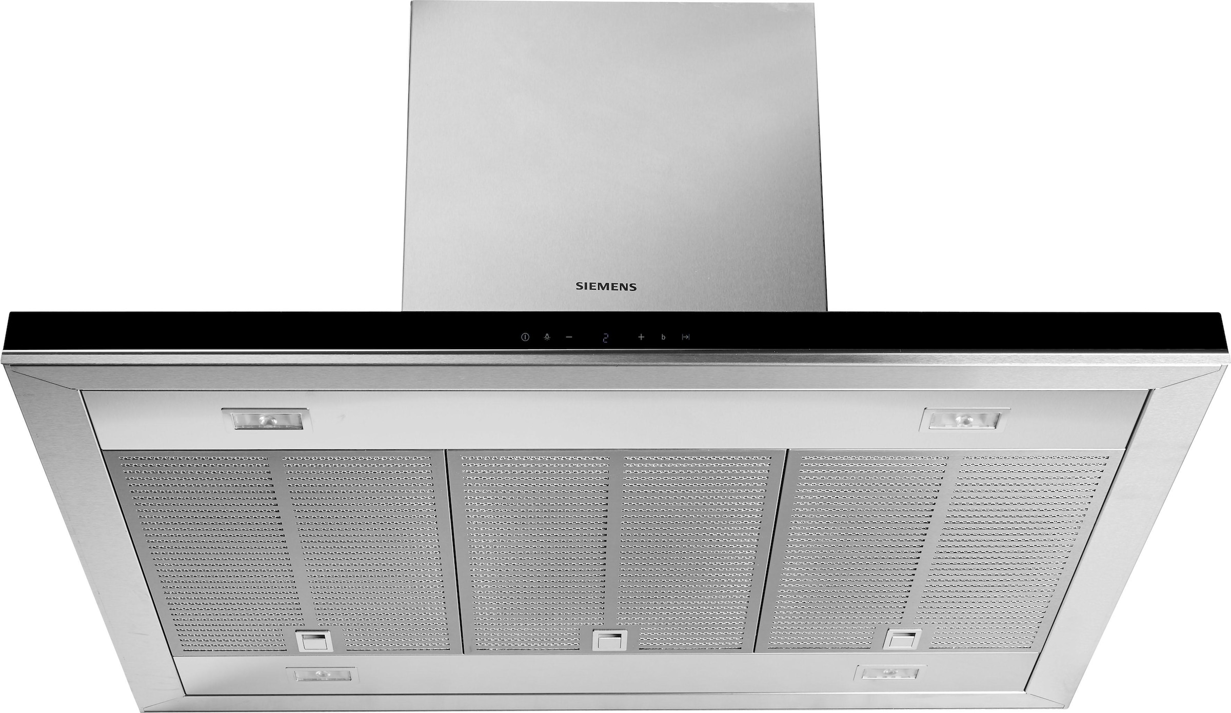 SIEMENS, Inselhaube »LF98BIP50« Serie iQ500, edelstahlfarben, Licht durch direktes Antippen gesteuert.