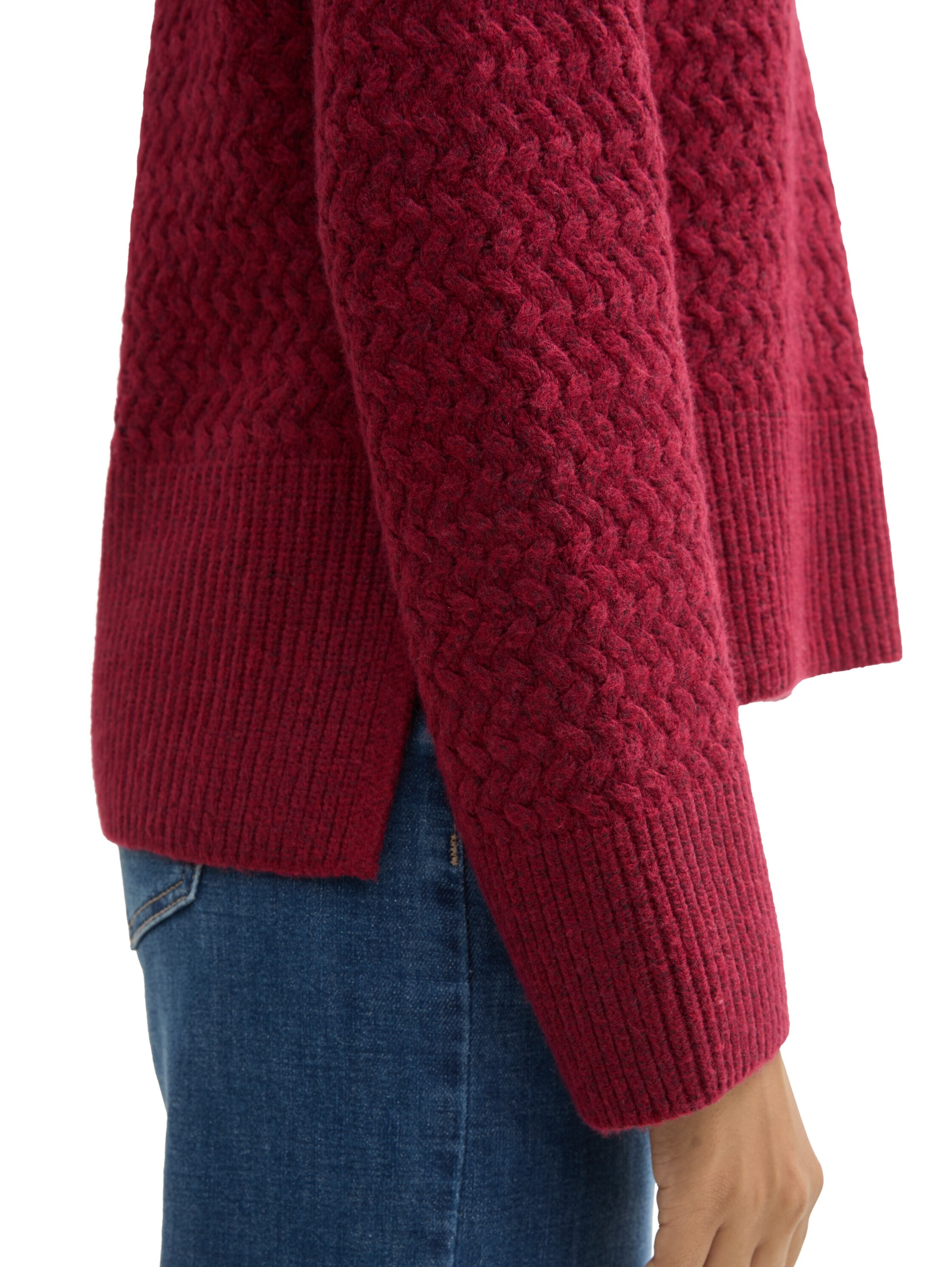 TOM TAILOR Strickpullover, mit Seitenschlitzen