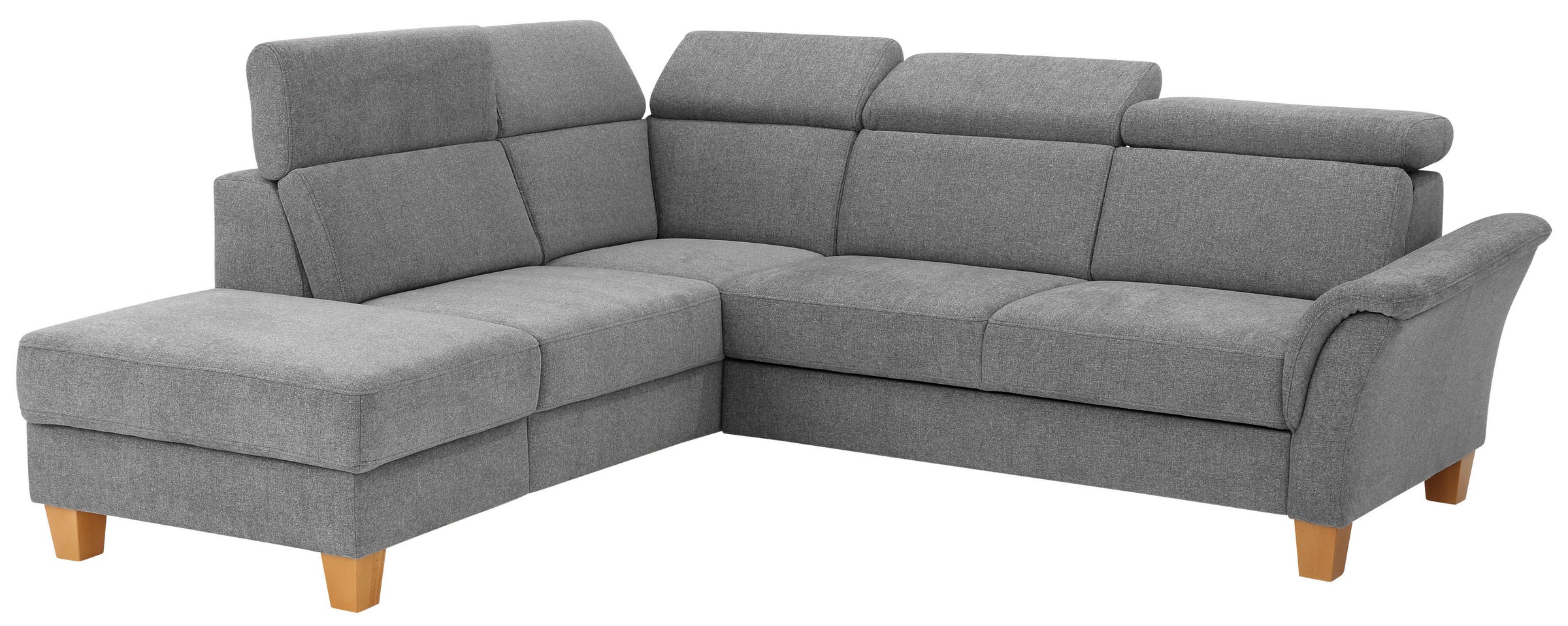 Home affaire Ecksofa »Conville L-Form«, Federkern, wahlweise mit Bettfunktion und Bettkasten bzw. Stauraum