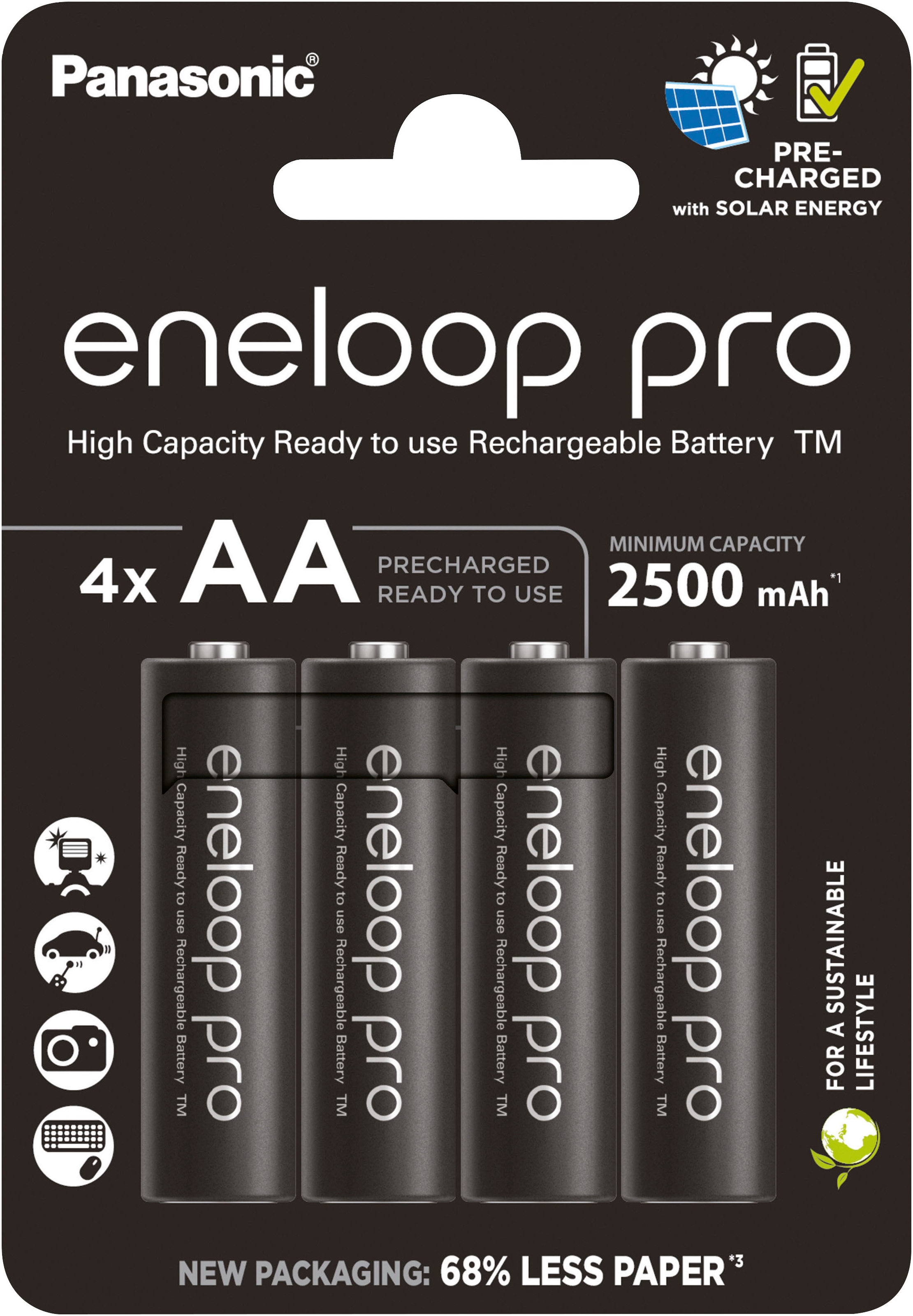 Akku »Eneloop Pro Mignon/AA/HR06«, Mignon, 1.2V/2500mAh