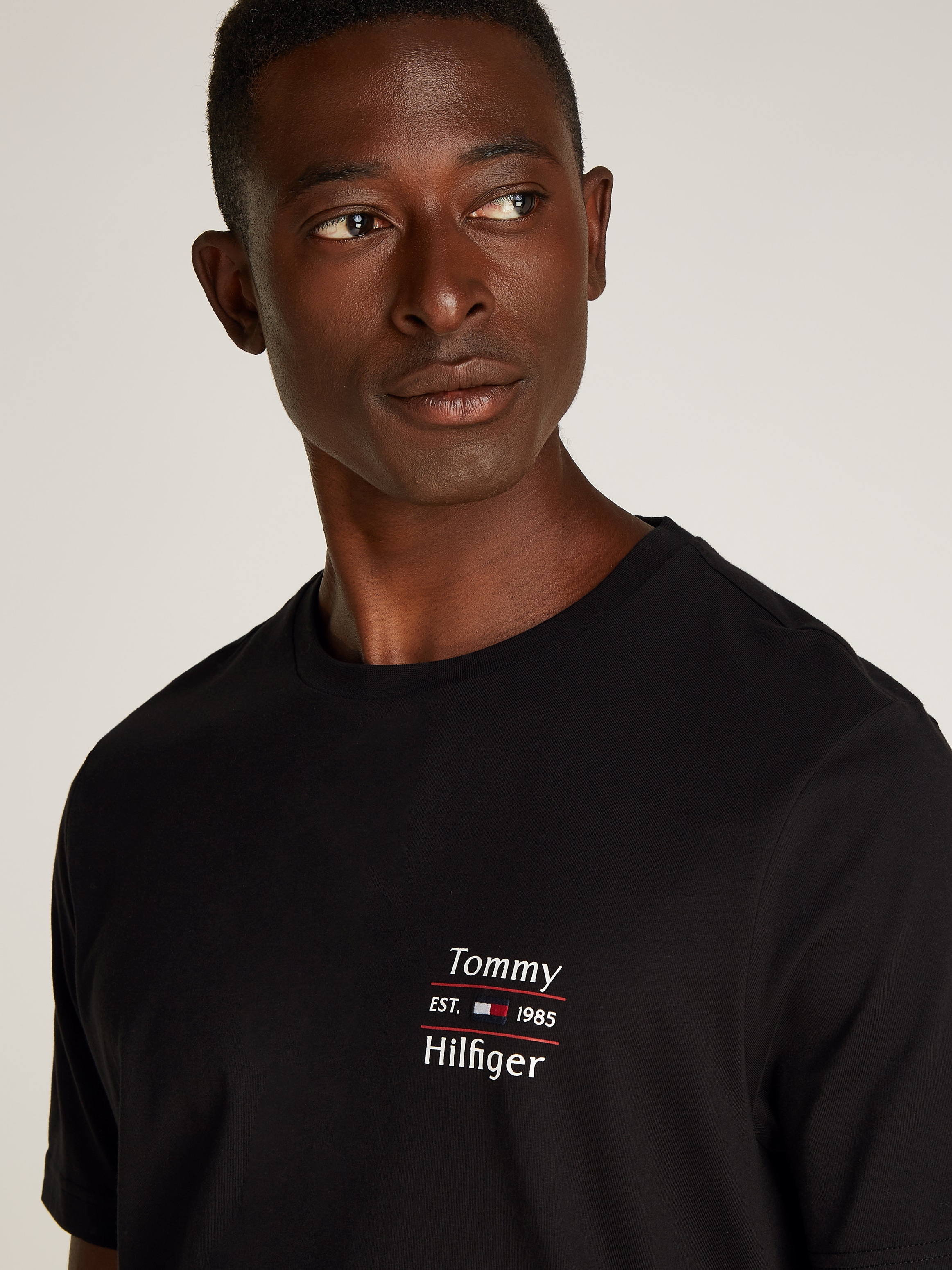 Tommy Hilfiger Rundhalsshirt »HILFIGER STACK TEE«