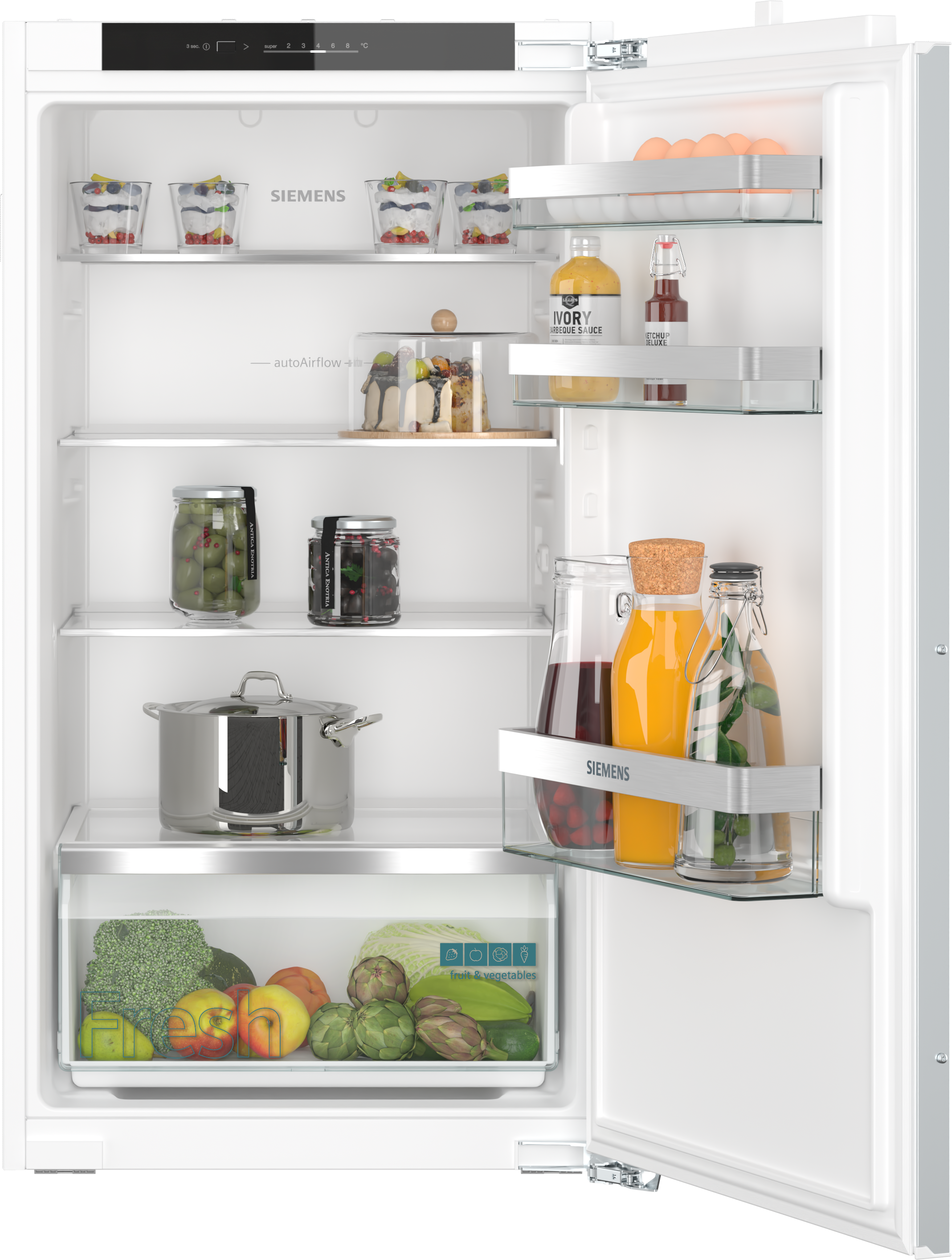 SIEMENS Einbaukühlschrank iQ300 "KI31R2FE0" 102,1 cm hoch 54,1 cm breit FreshBox: praktische Aufbewahrung für Obst und Gemüse