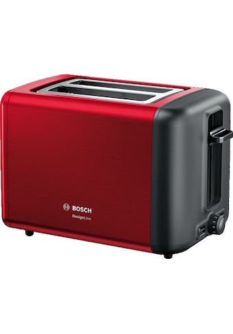 Toaster »TAT3P424DE DesignLine«, 2 kurze Schlitze, 820 W