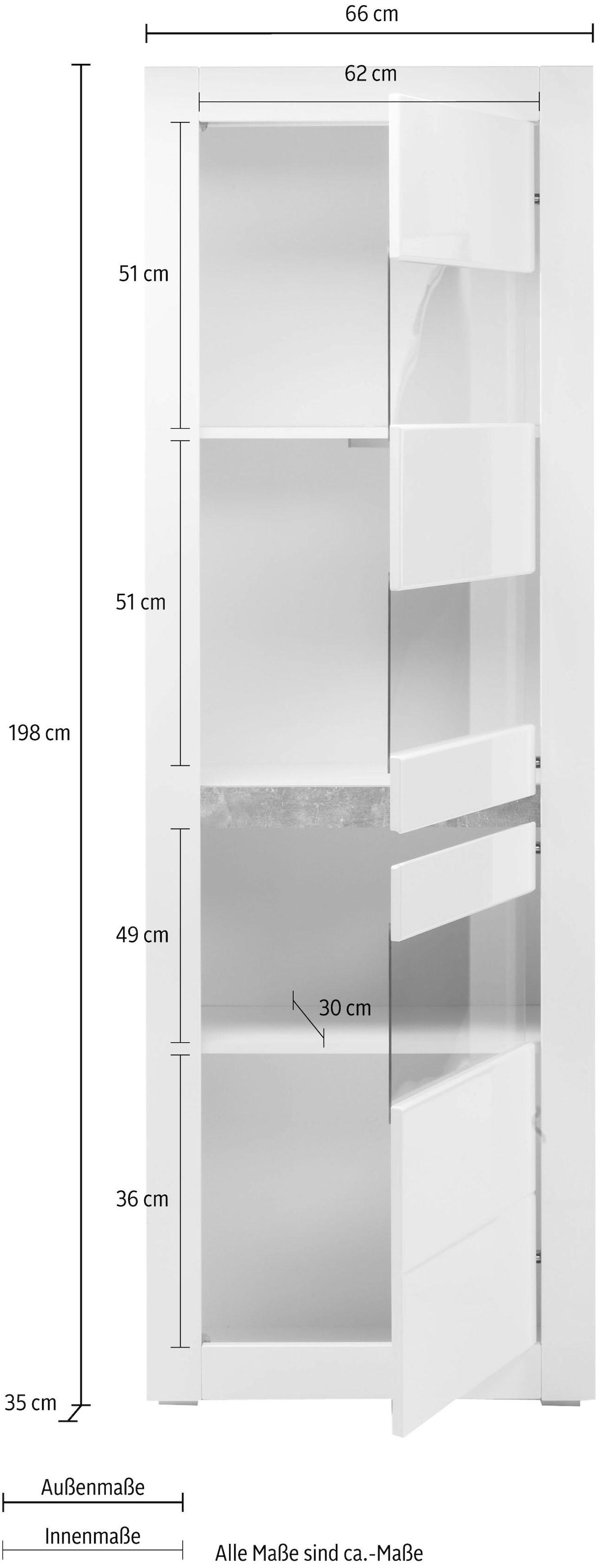 »Carat«, kaufen Vitrine auf Höhe 198 INOSIGN cm Raten