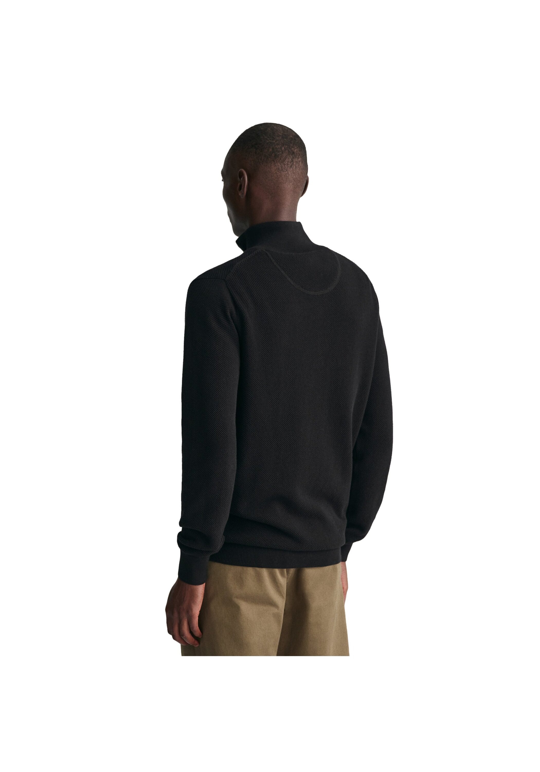 Gant Sweater »Strickpullover COTTON PIQUE HALF ZIP«