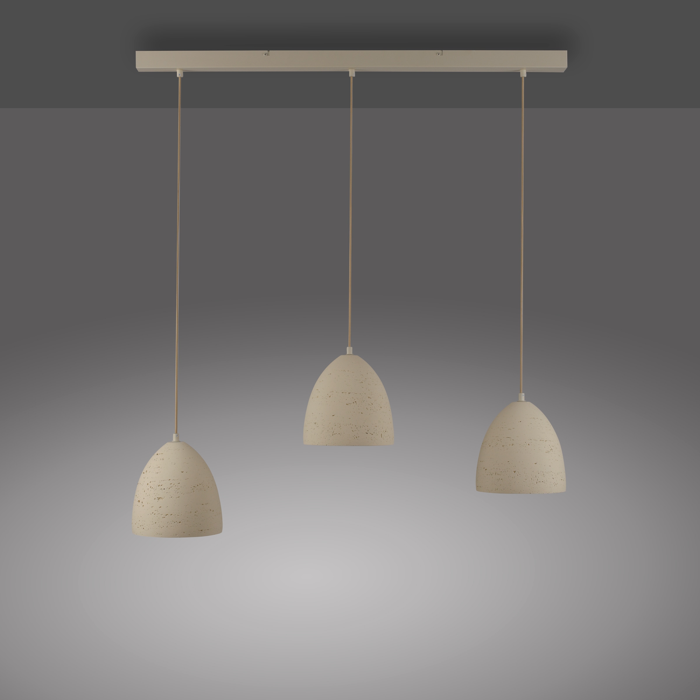 SCHÖNER WOHNEN-Kollektion LED Pendelleuchte »TRAVENTA« E27 1 Stk. SCHÖNER WOHNEN Kollektion, Travertinoptik, Downlight