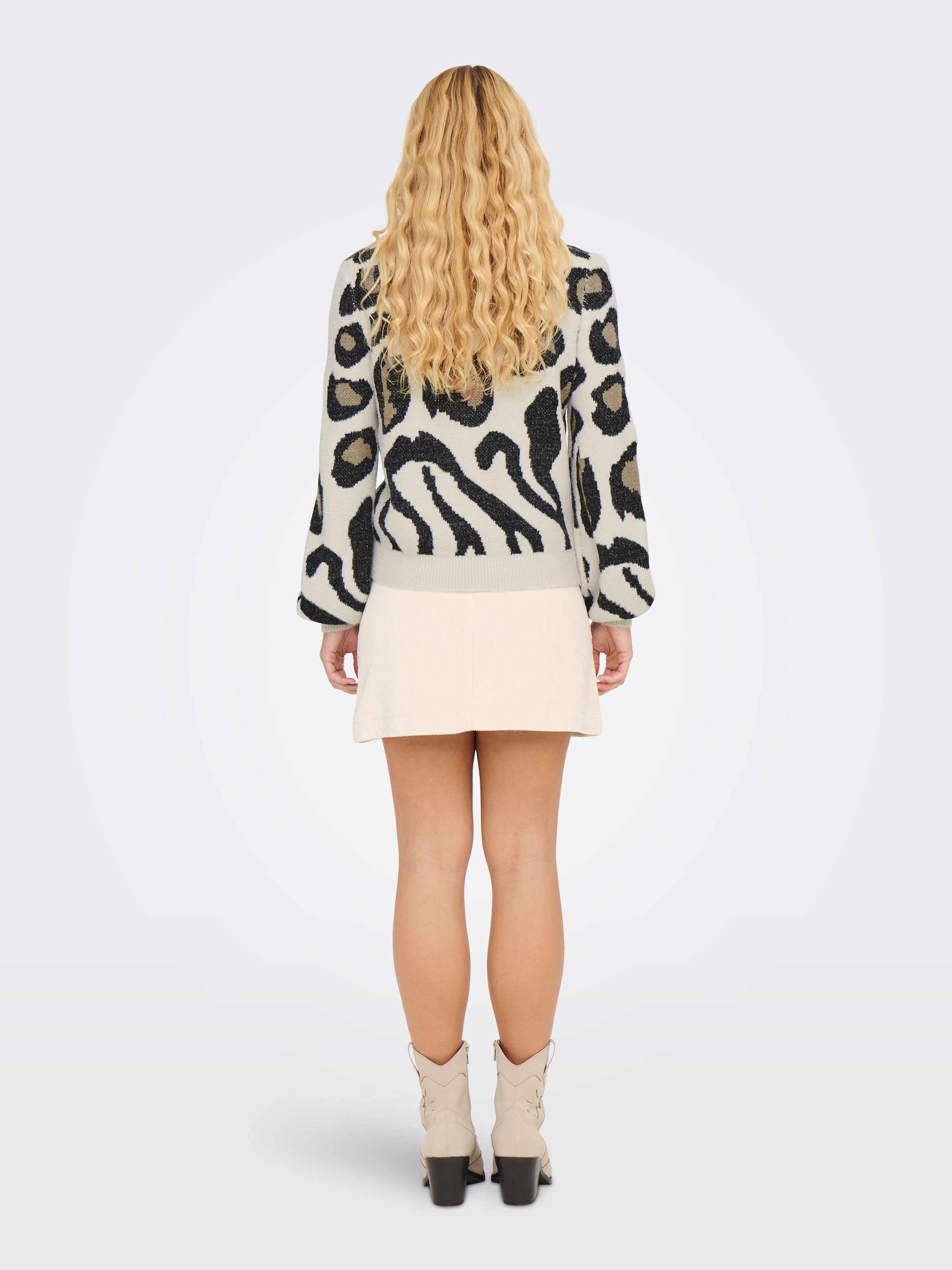 JDY Strickpullover »JDYLORRAINE ANIMAL L/S PULLOVER KNT NOOS«