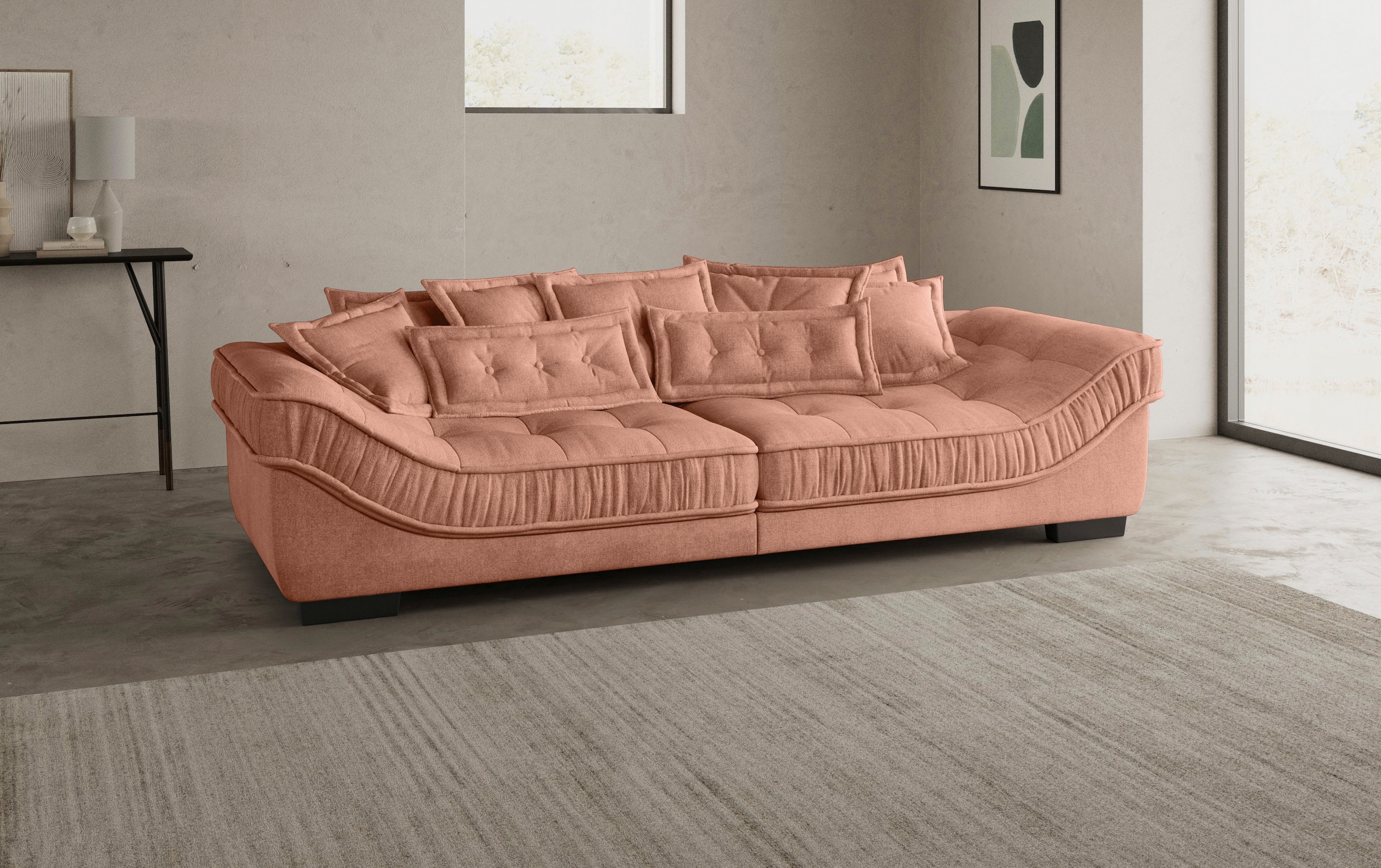 Mr. Couch Big-Sofa »Diwan II DuraFlex«, DuraFlex-Kaltschaumpolsterung, bis 140 kg, 4 Bezugsqualitäten
