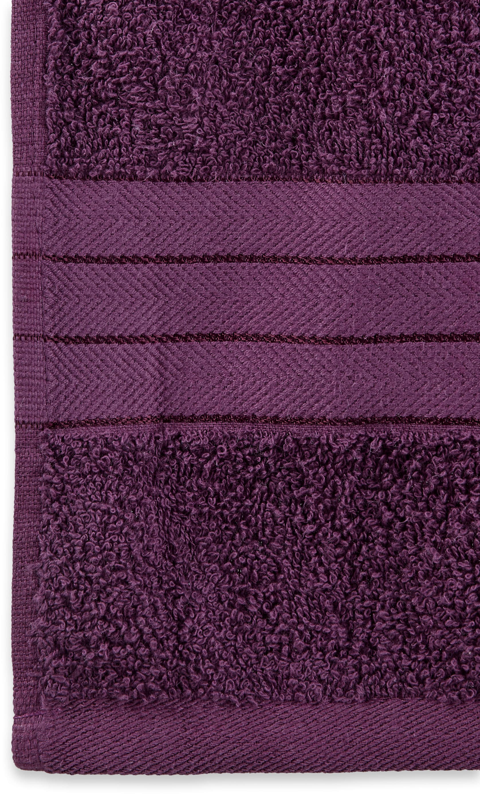 good morning Handtuch Set »Uni«, (Set, 8 St., 2 Stück 70x140 cm-2 Stück 50x100 cm-2 Stück 30x50 cm-2 Stück 16x21 cm), Baumwolle, Walkfrottee, Bordüre, 500 GSM, Einfarbig, ohne Aufhängung