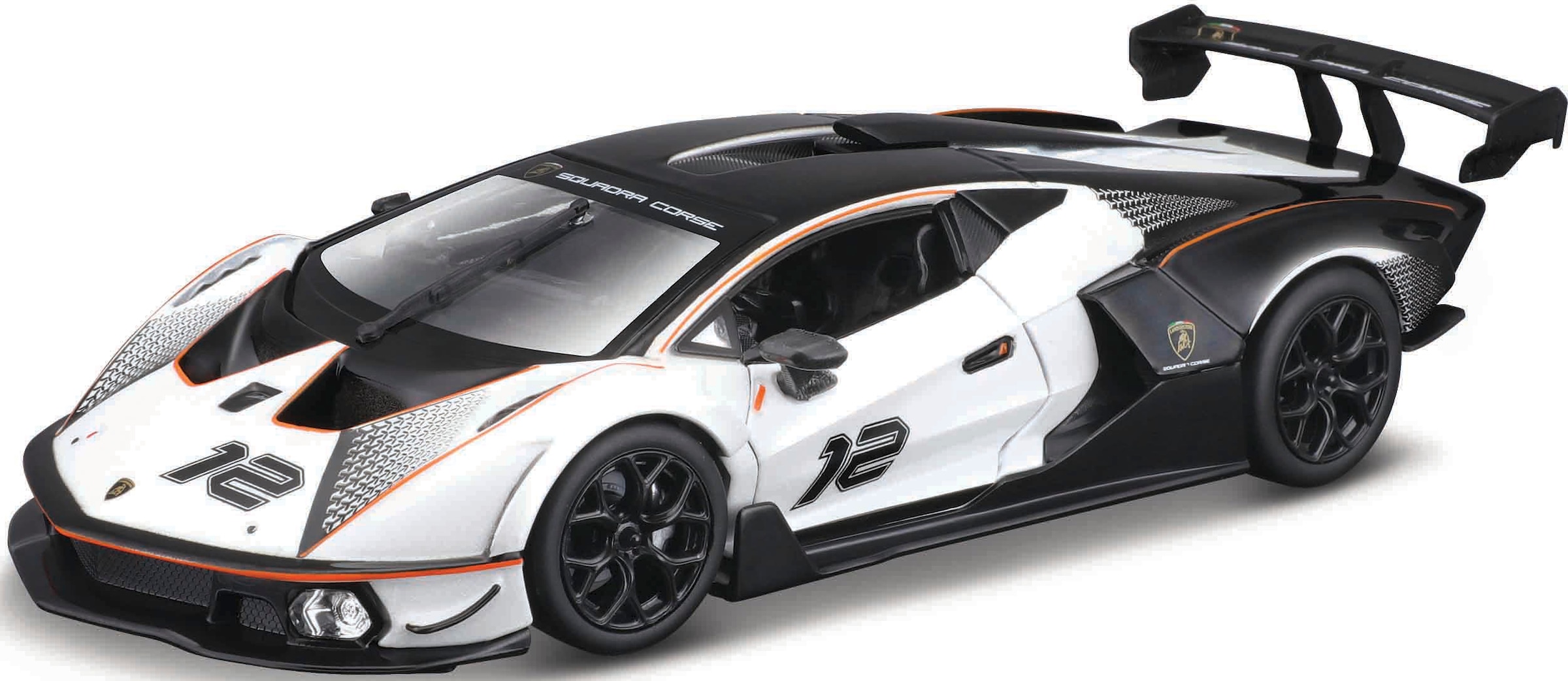 Sammlerauto »Racing Lamborghini Essenza SCV12, weiß/schwarz«, 1:24