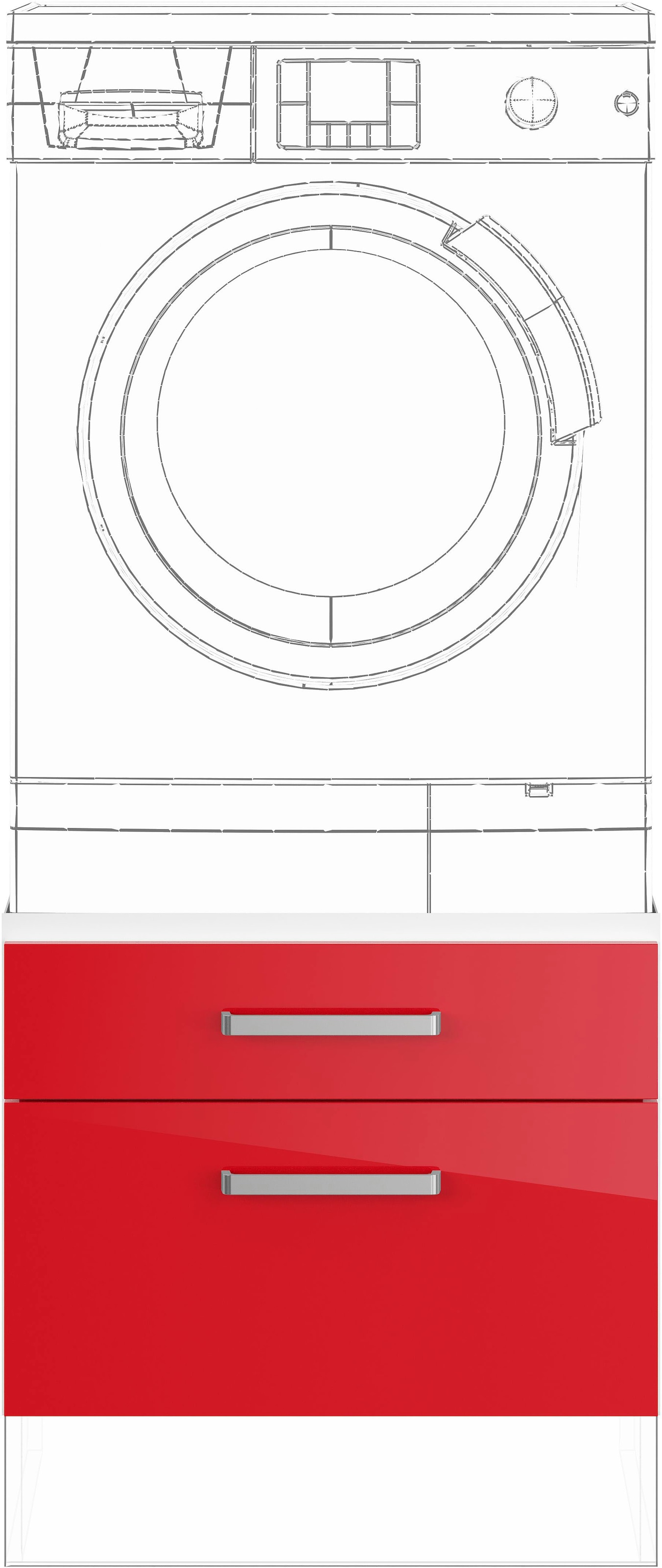 IMPULS KÜCHEN Waschmaschinenumbauschrank »"Turin", Breite 60 cm«