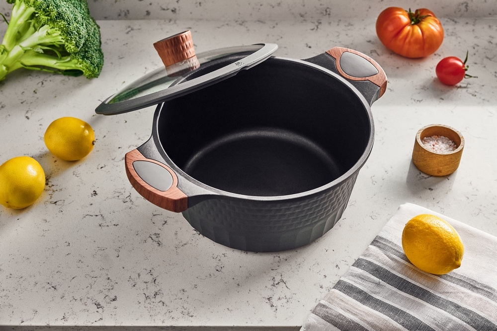 RESTO Kitchenware Kochtopf »Capella, Schmortopf antihaftbeschichtet und spülmaschinenfest« 2 Stk. tlg. Aluminiumguss