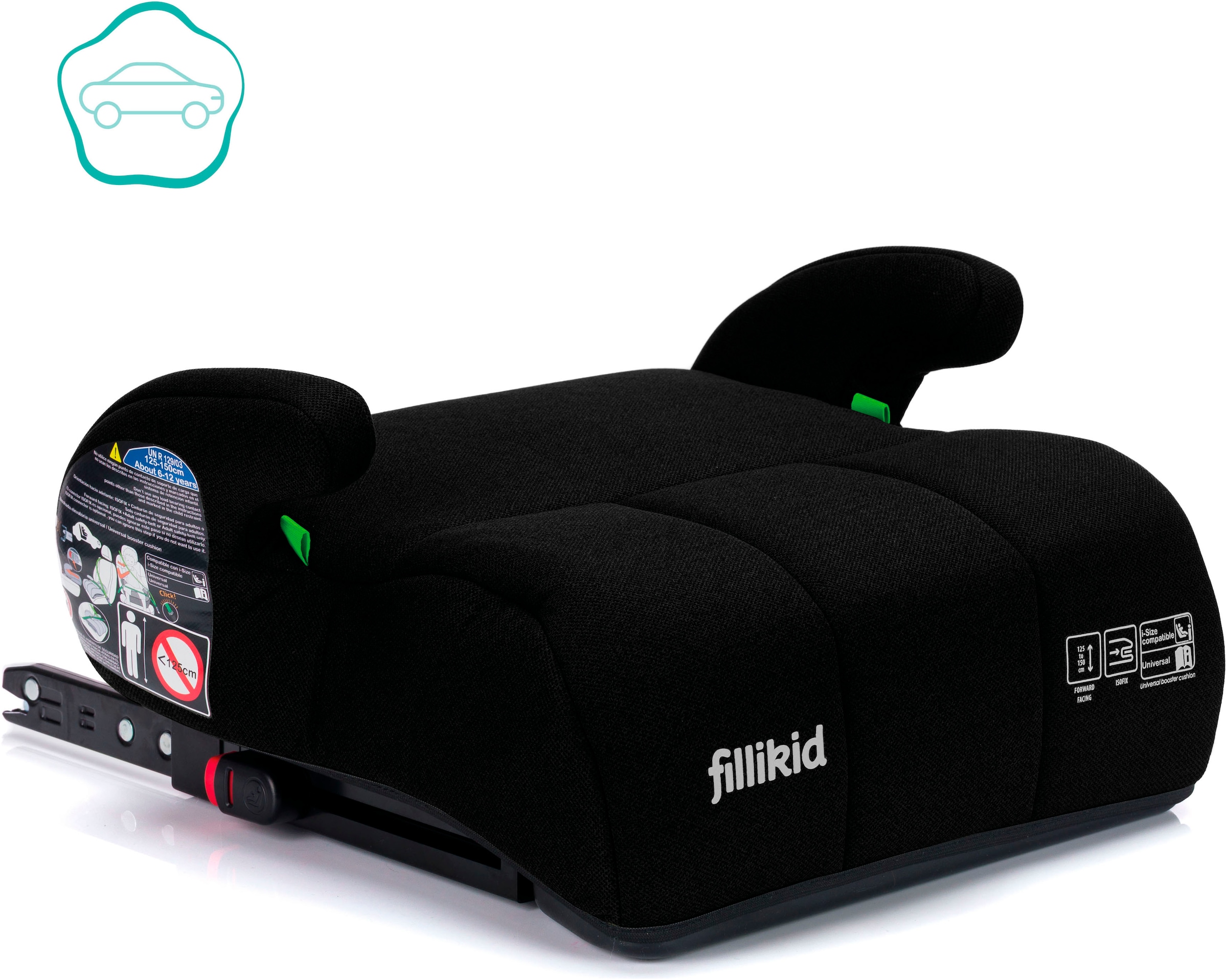 Fillikid Kindersitzerhöhung »Comfort mit Isofix«