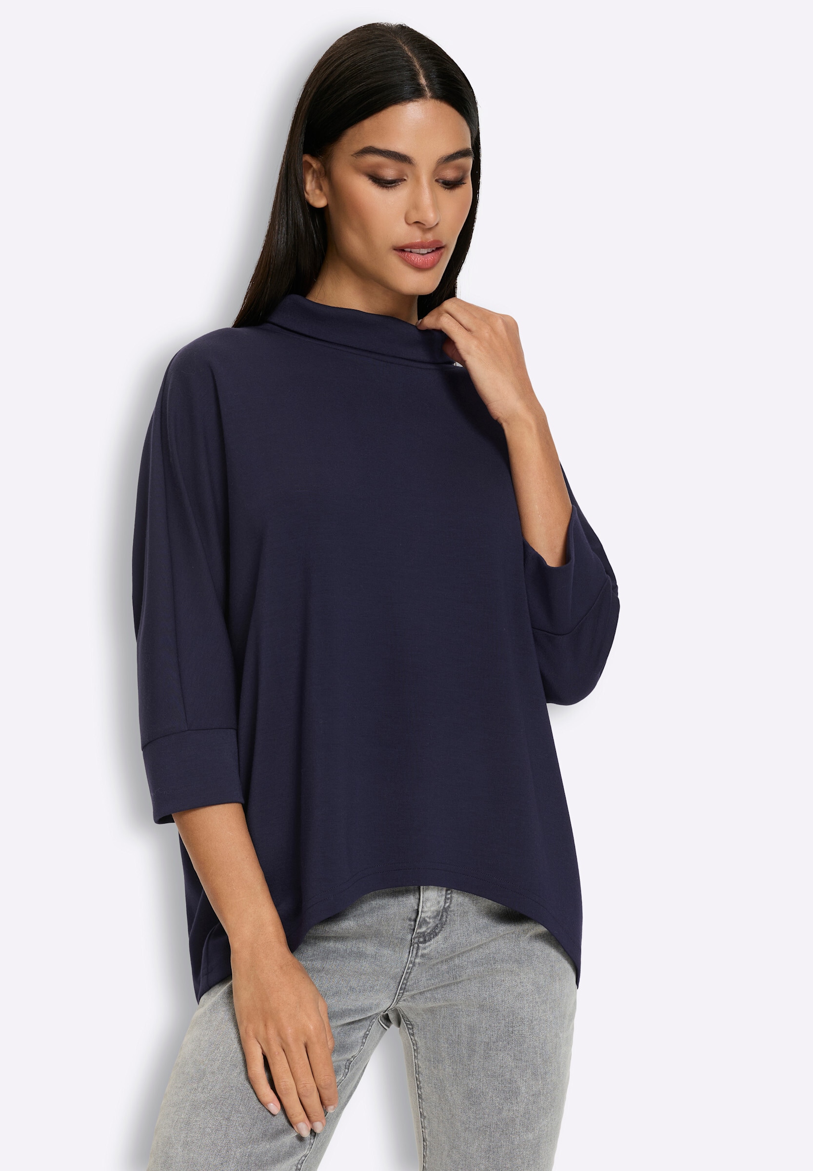 heine Sweatshirt »Sweatshirt Sweatshirt mit Fledermausärmeln«
