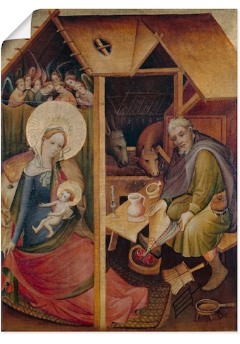 Kunstdruck »Sogenannte Goldene Tafel. Geburt Christi«, Religion, (1 St.)