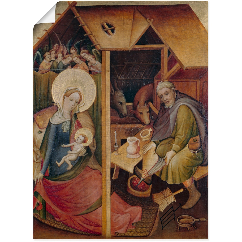 Artland Kunstdruck »Sogenannte Goldene Tafel. Geburt Christi«, Religion, (1 St.)