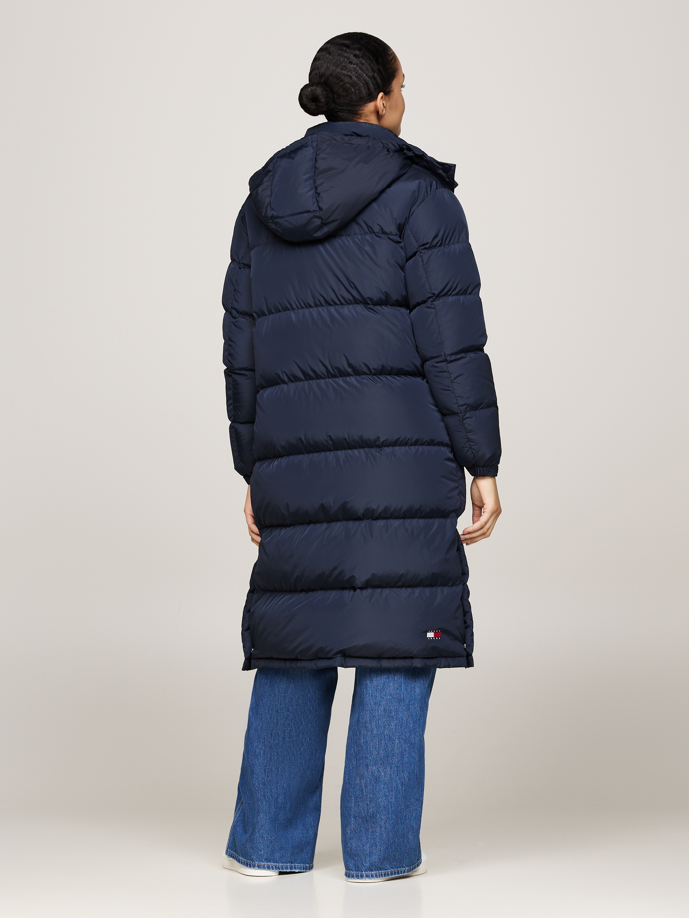 Tommy Jeans Steppmantel »TJW ALASKA LONG PUFFER EXT«, mit Logostickerei