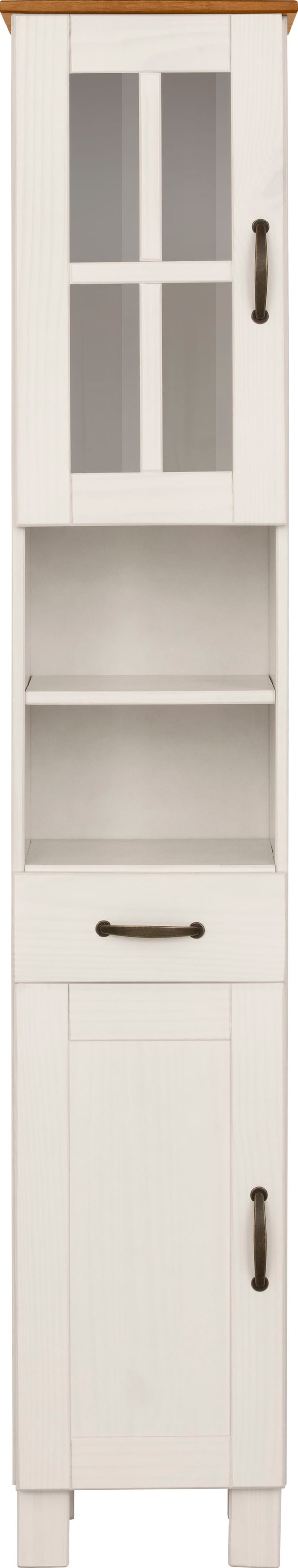Home affaire Hochschrank »Rodby«, FSC®-zertifiziertes Massivholz, Breite 33cm, Höhe 180cm